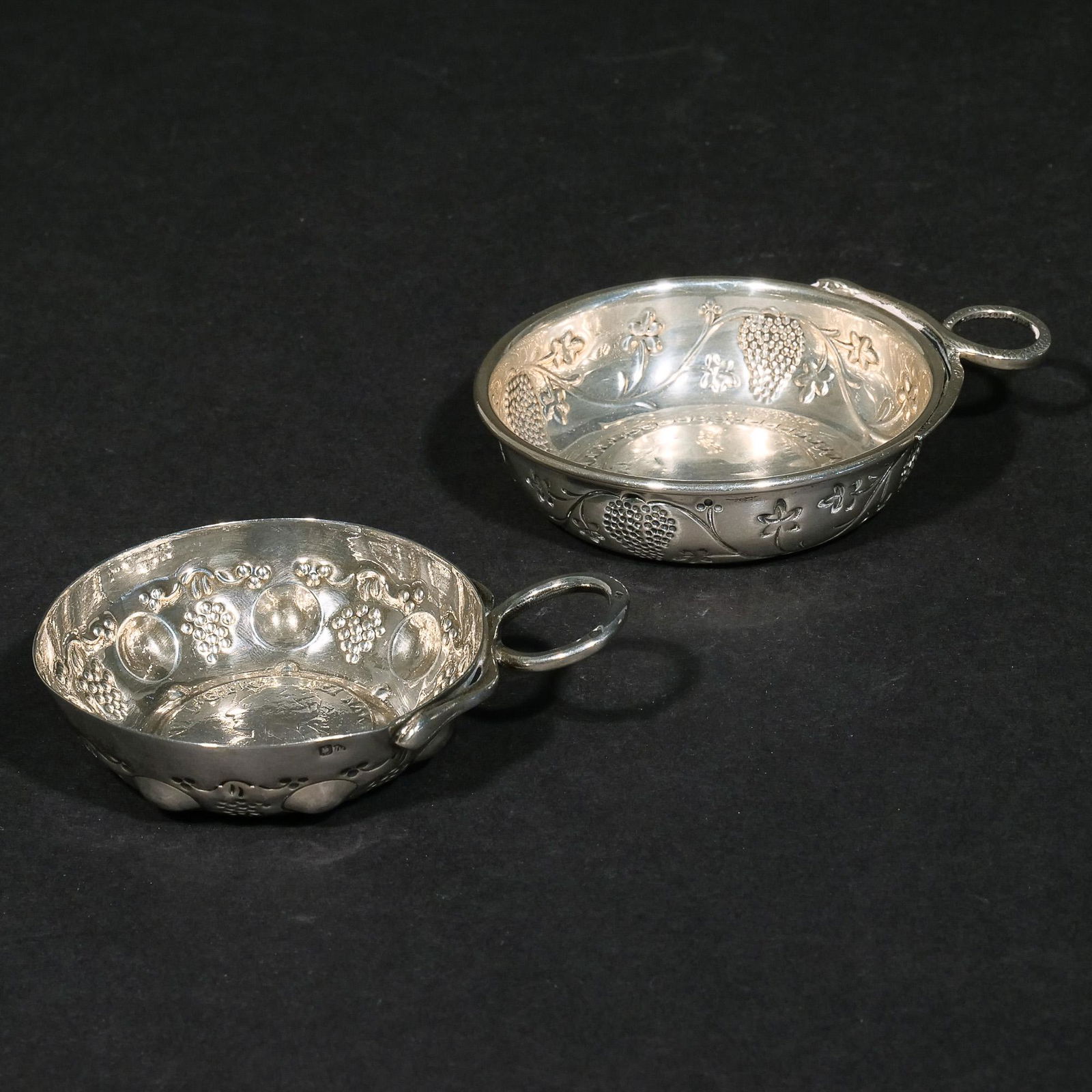 (2pc) FRENCH & OTHER SILVER TASTEVIN (1 of 5)