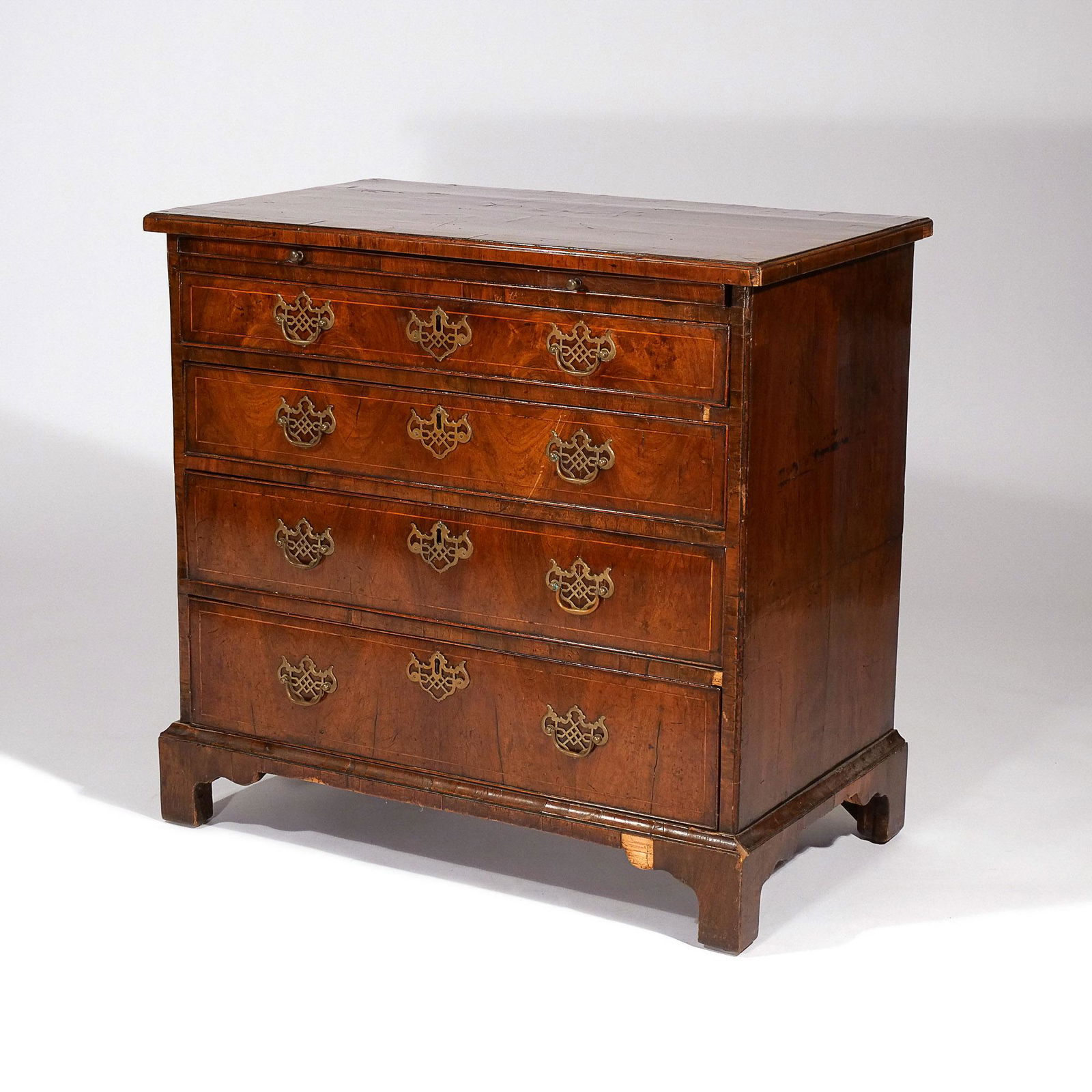 GEORGE III WALNUT INLAID BACHELOR'S CHEST (1 of 16)