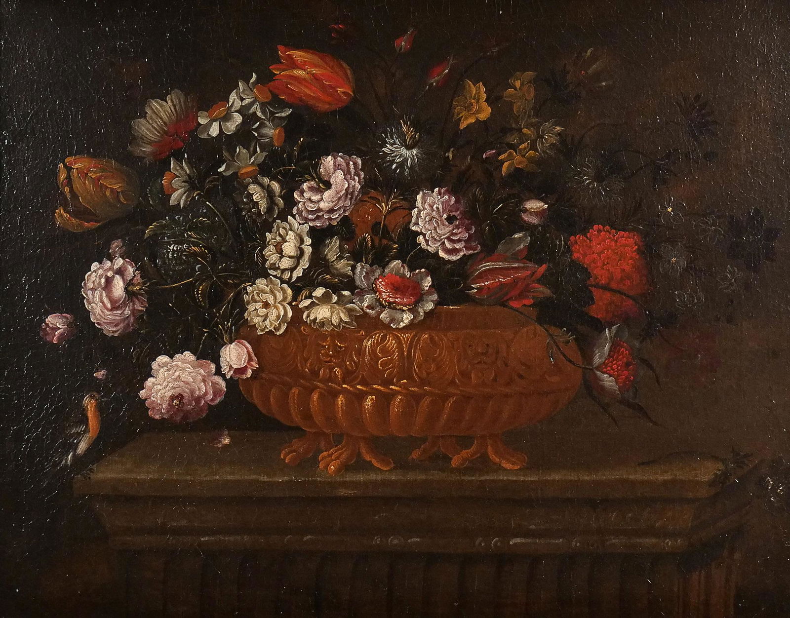 ITALIAN TABLETOP FLORAL STILL-LIFE (18th Century) (1 of 8)
