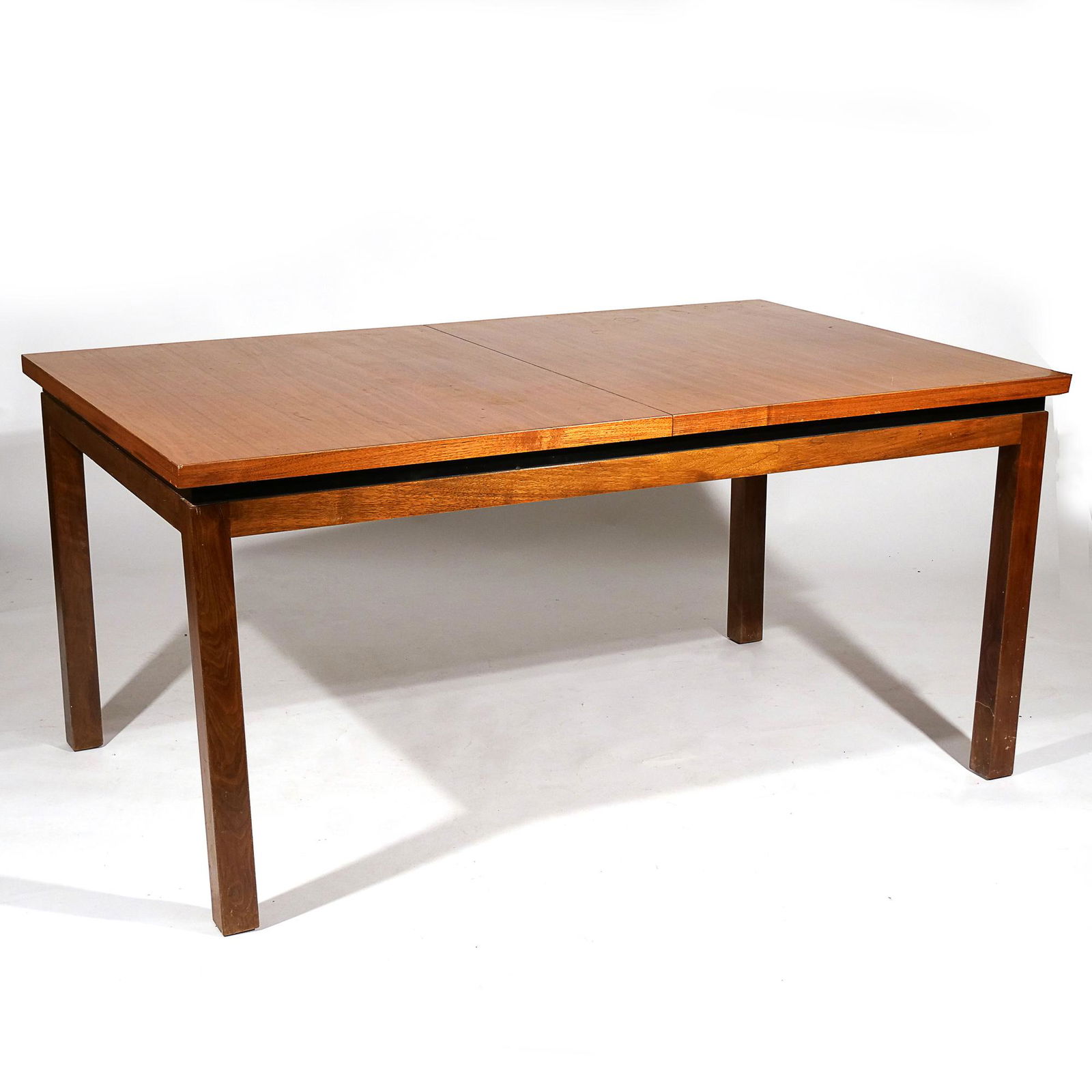 MID-CENTURY MAHOGANY & EBONIZED WOOD DINING TABLE (1 of 13)