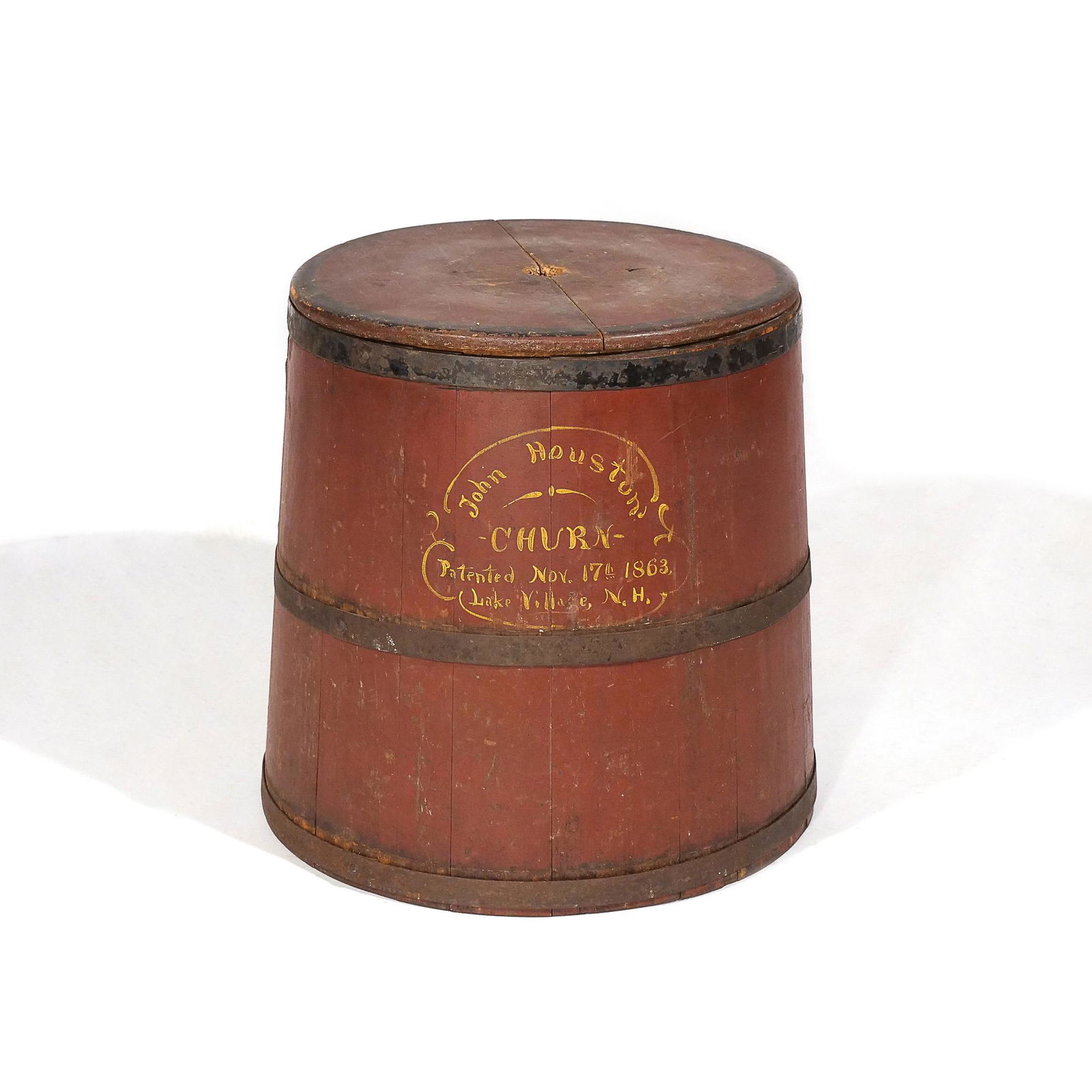 BUTTER CHURN: JOHN HOUSTON, LAKE VILLAGE, N.H. (1 of 8)