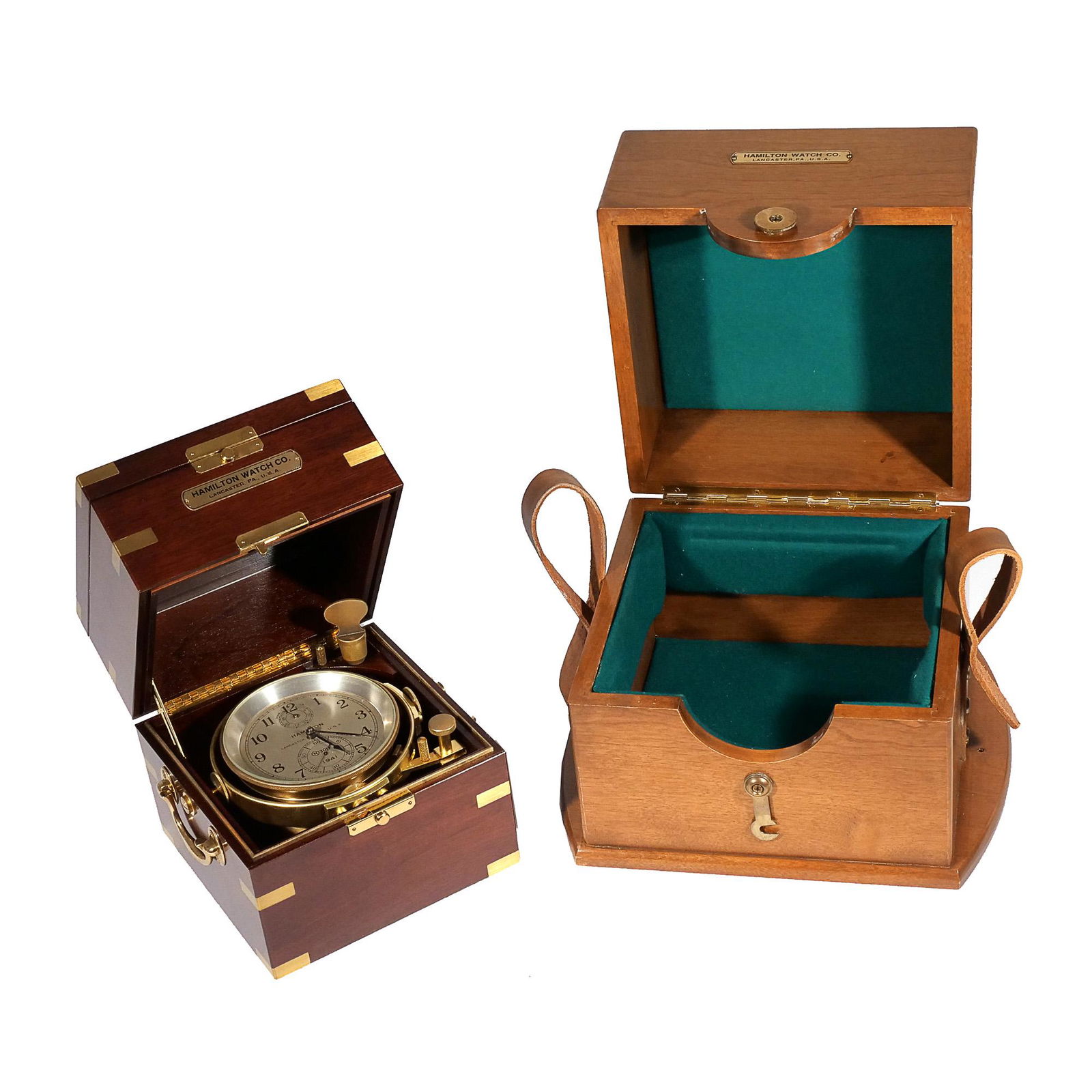 HAMILTON MODEL 21 MARINE CHRONOMETER (1 of 13)