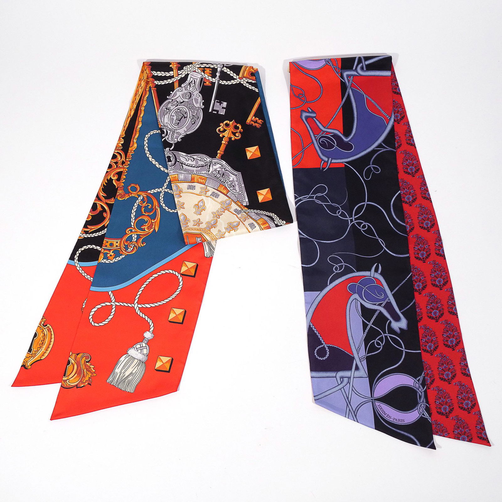 (2pc) HERMES MAXI-TWILLY SILK SCARVES (1 of 5)