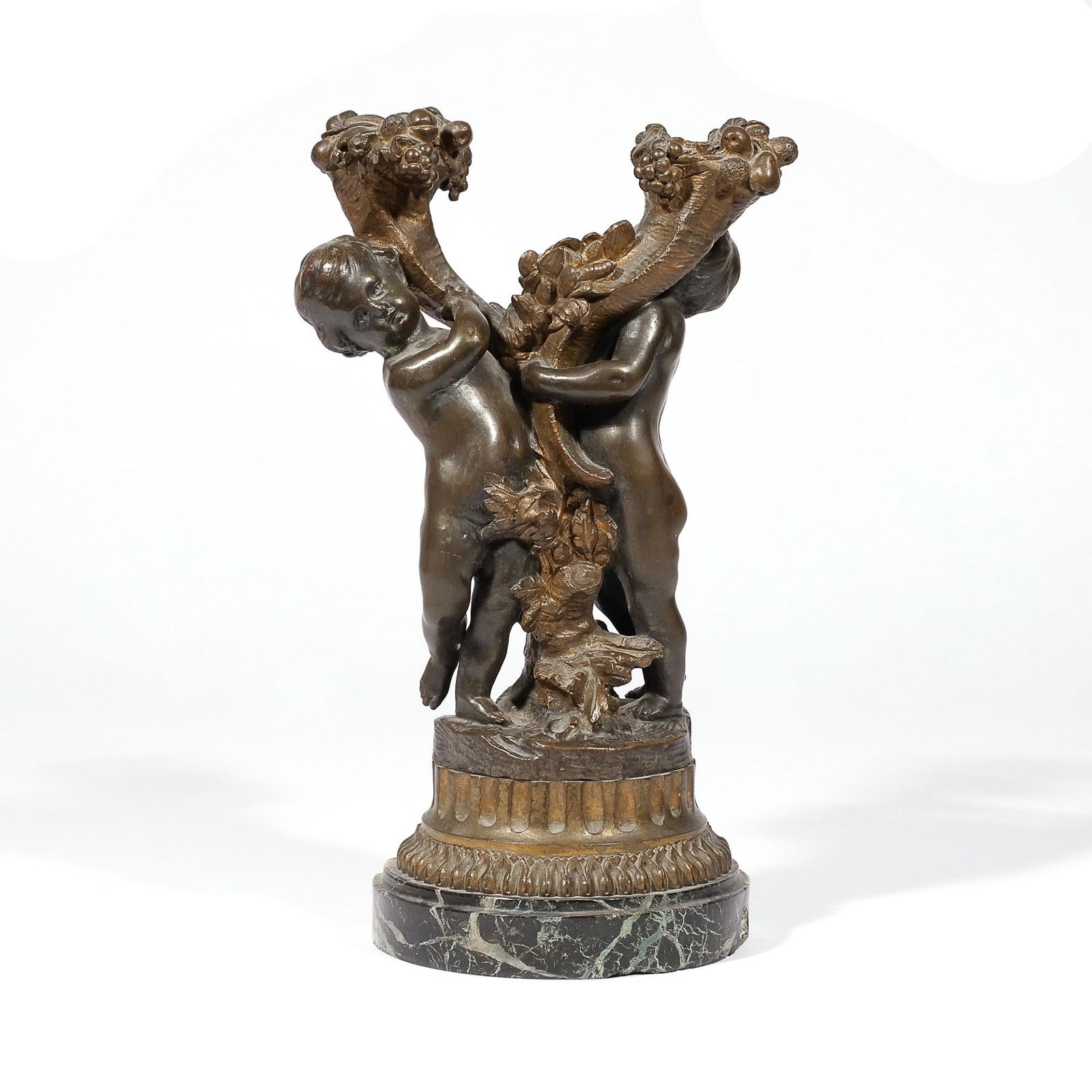 BRONZE CORNUCOPIA CANDELABRA (1 of 7)