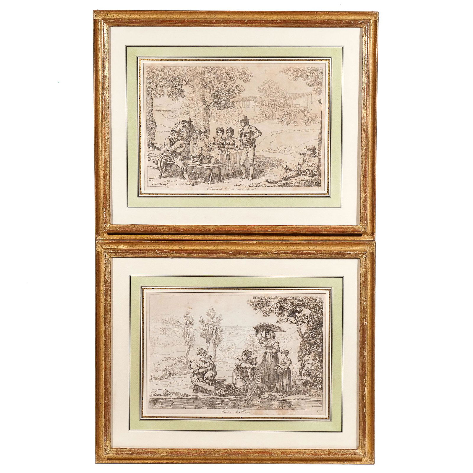 (2pc) 18th CENTURY CLASSICAL ENGRAVINGS (1 of 13)