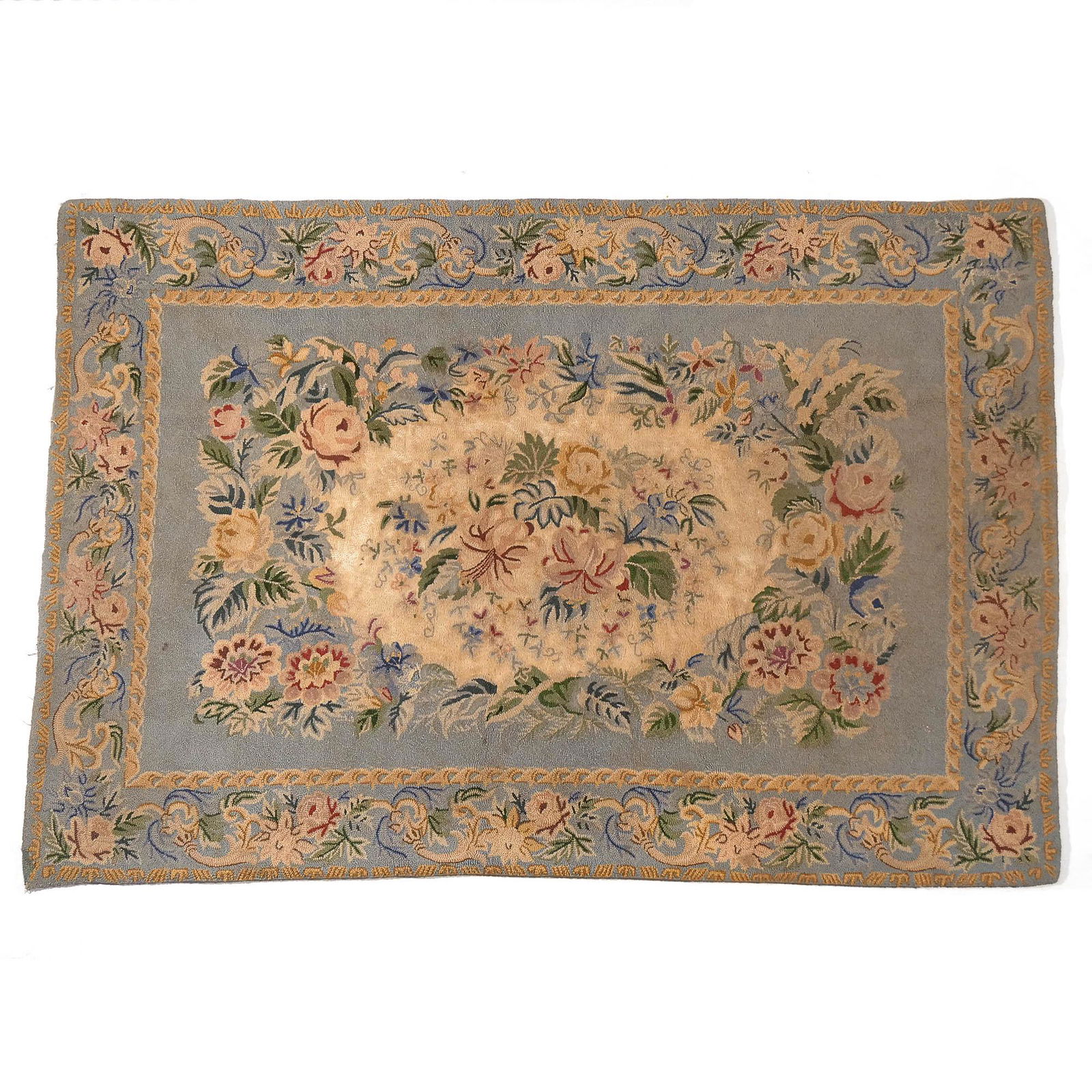 VILLAGE SQUARE NEEDLEPOINT RUG (1 of 6)