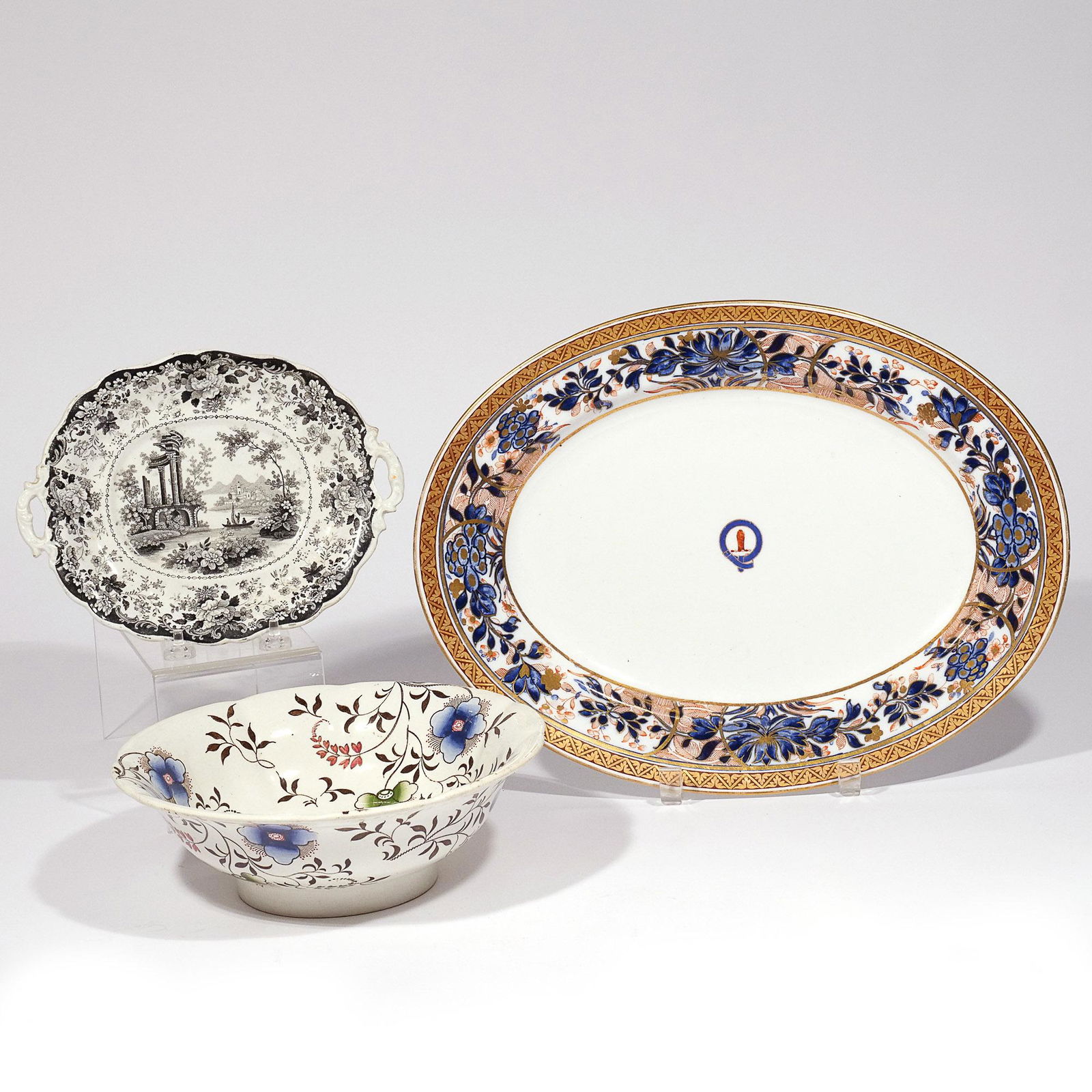 (3pc) MISC. CERAMICS: WEDGWOOD, SPODE, ETC. (1 of 15)