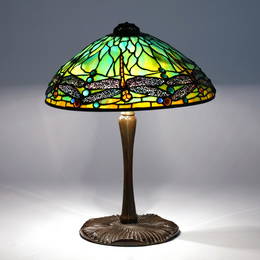 TIFFANY STUDIOS DRAGONFLY LAMP