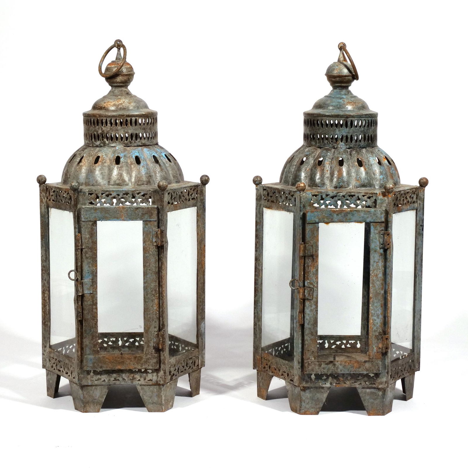 PAIR BRASS LANTERNS (1 of 13)
