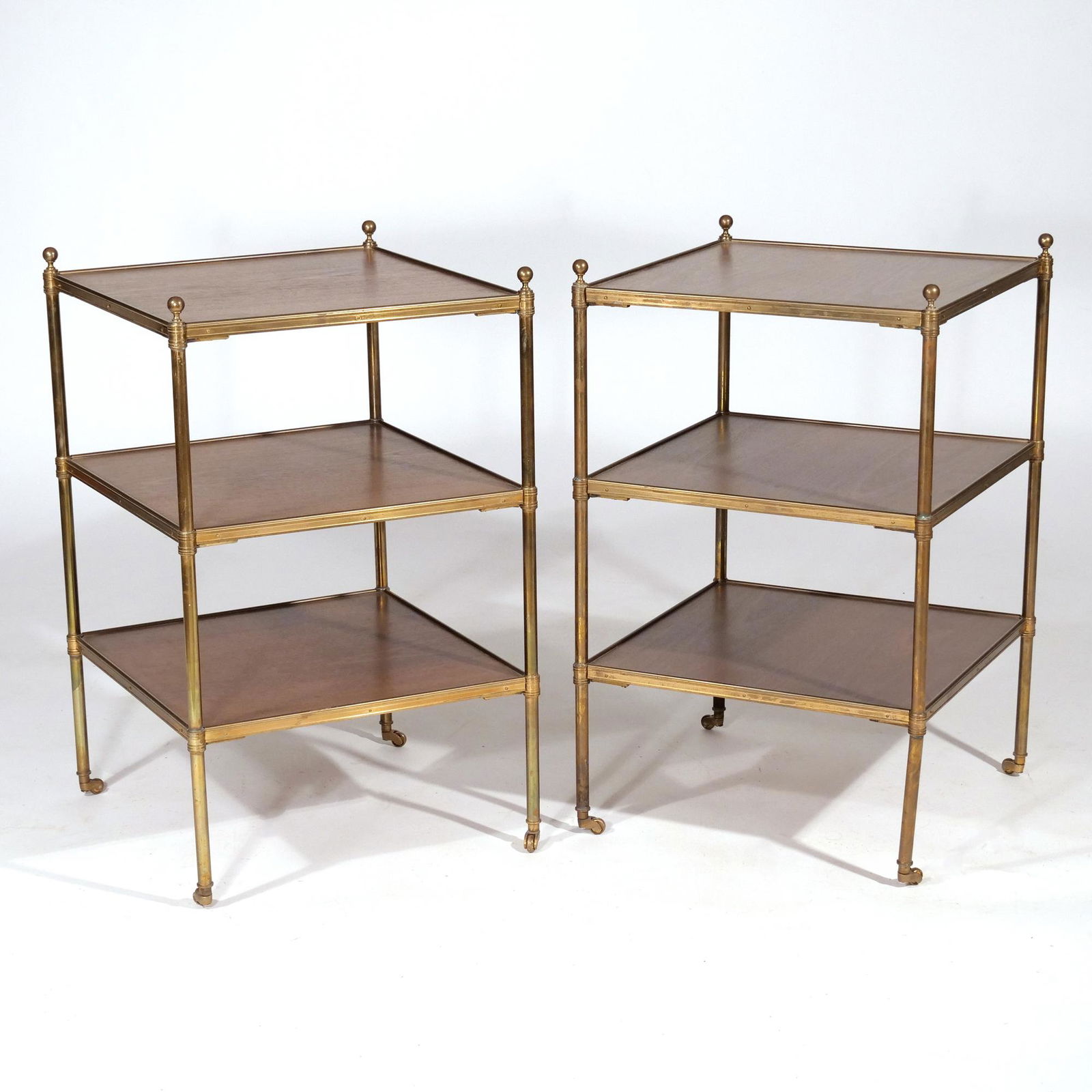PAIR 20th CENTURY SIDE TABLES (1 of 11)