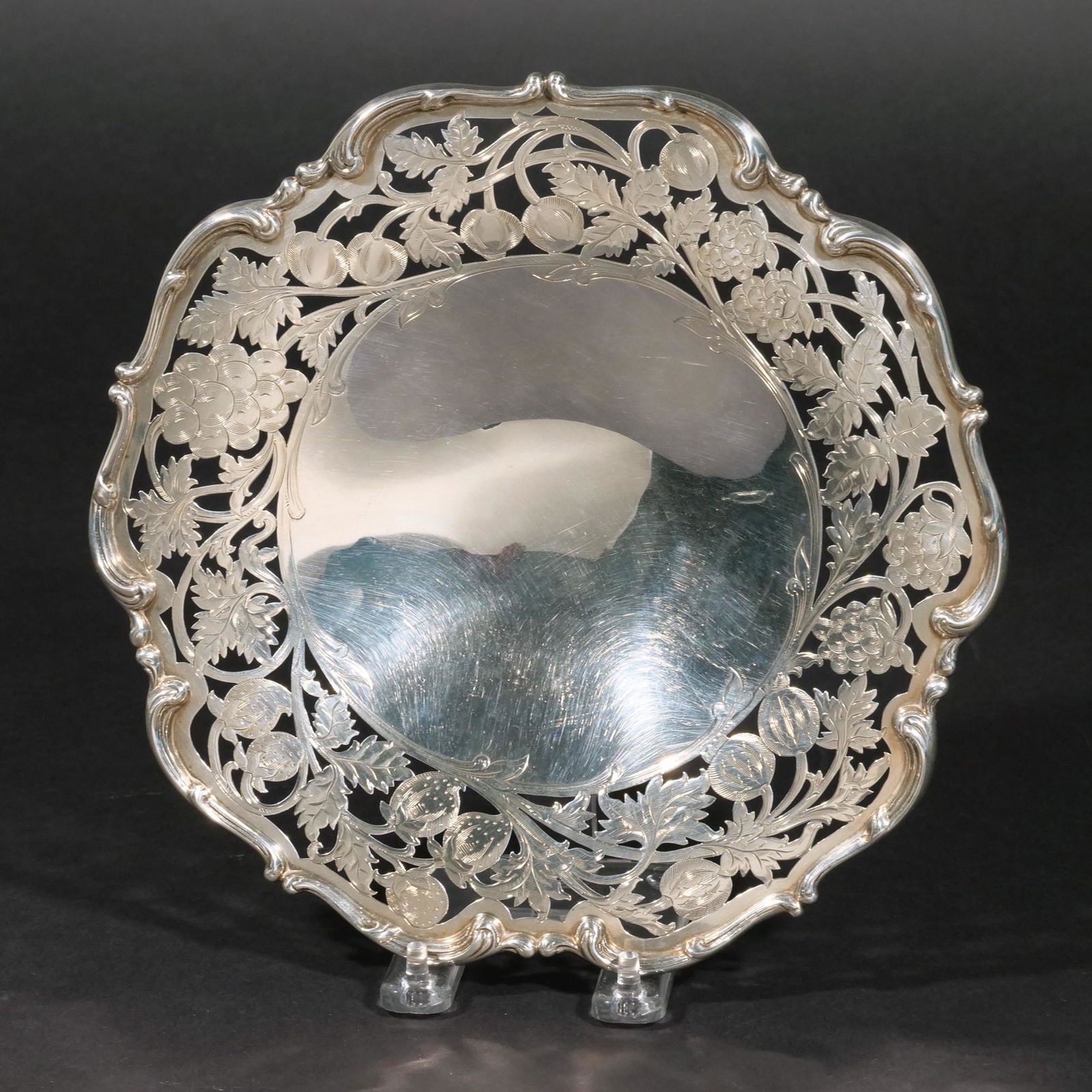 SWEESTER Co. STERLING SILVER RETICULATED COMPOTE (1 of 8)