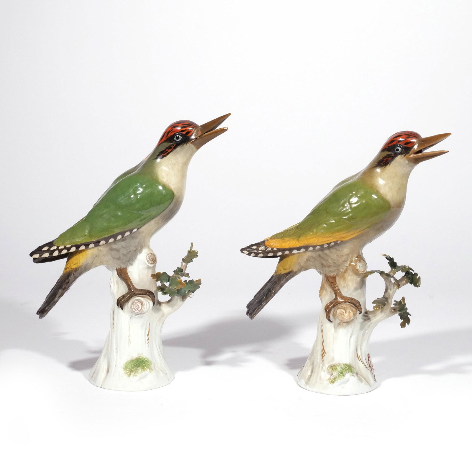 PAIR MEISSEN BIRD FIGURES (1 of 15)