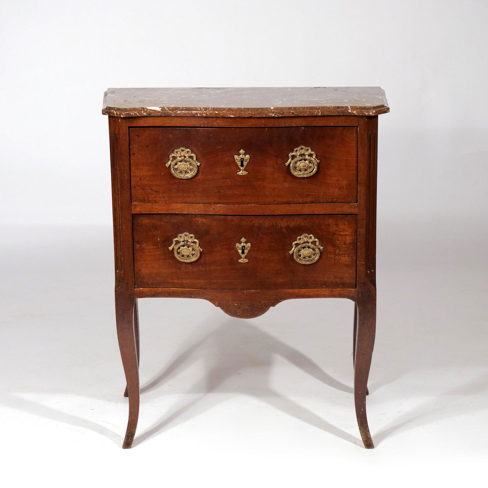 CONTINENTAL WALNUT COMMODE of SMALL SIZE (1 of 15)