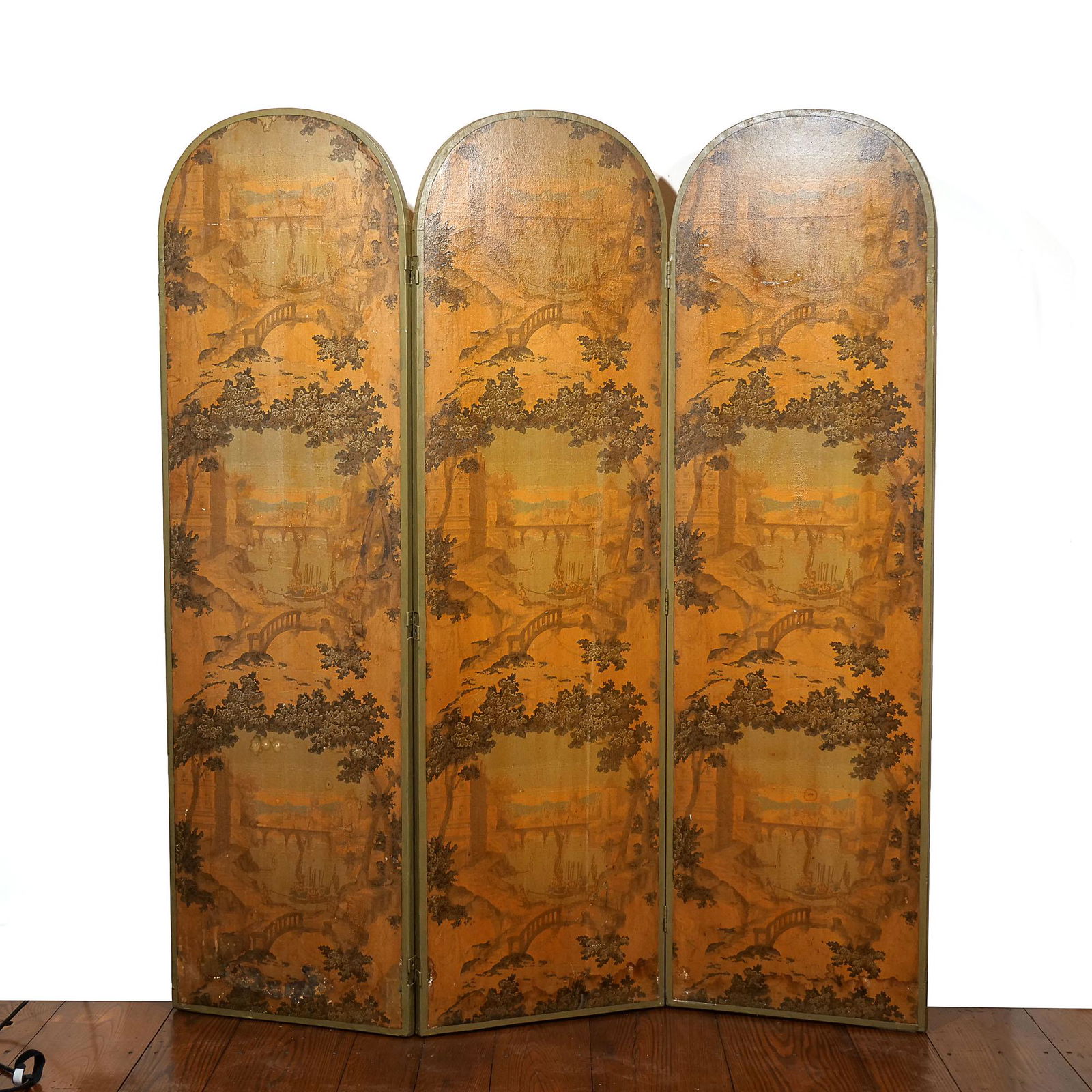 CONTINENTAL THREE-PANEL FLOOR SCREEN (1 of 7)