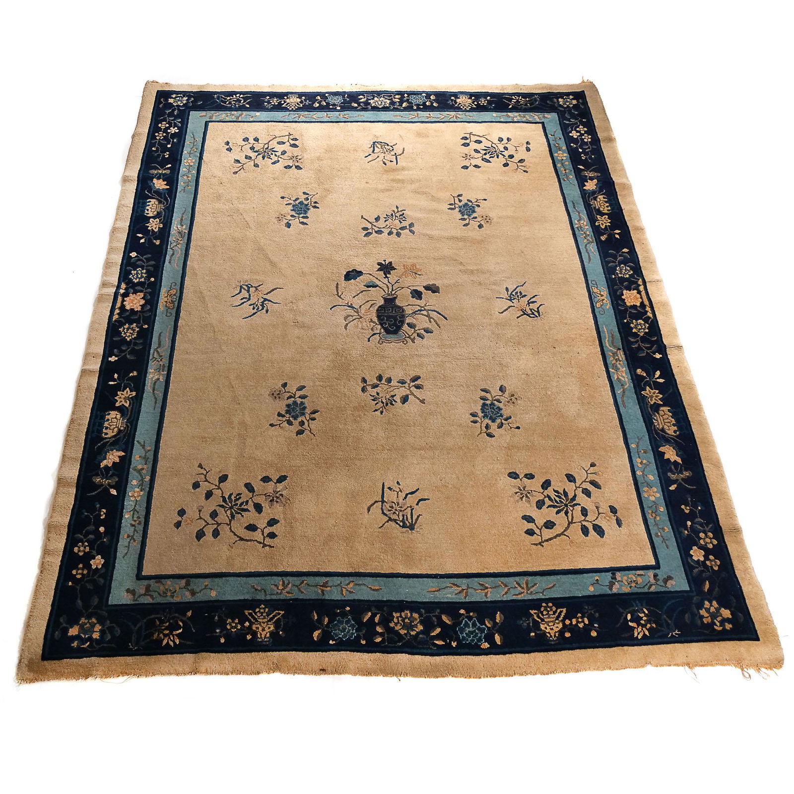 CHINESE PEKING CARPET, E. 20th C. OR EARLIER (1 of 12)