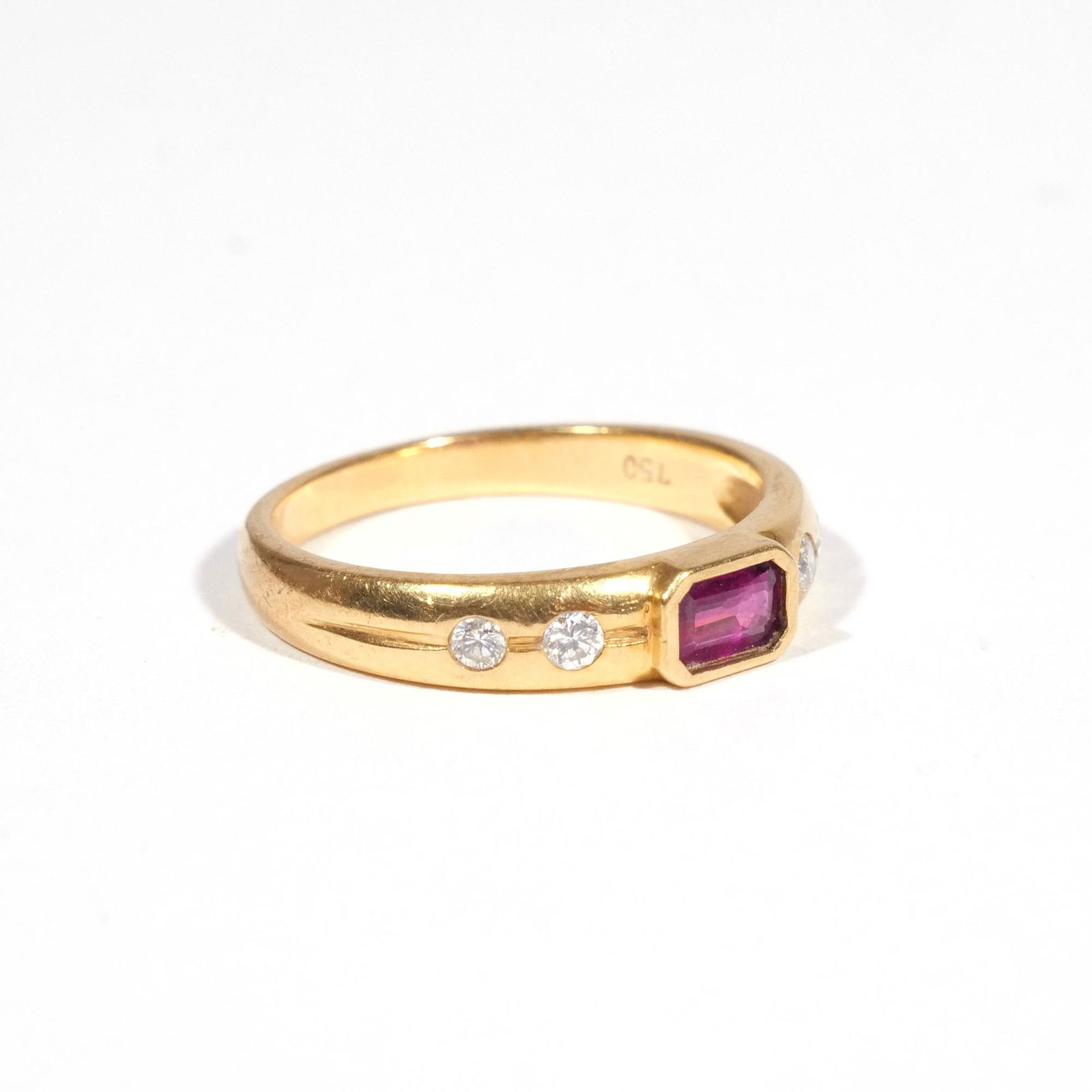 ANTIQUE DIAMOND 18k GOLD RING (1 of 4)