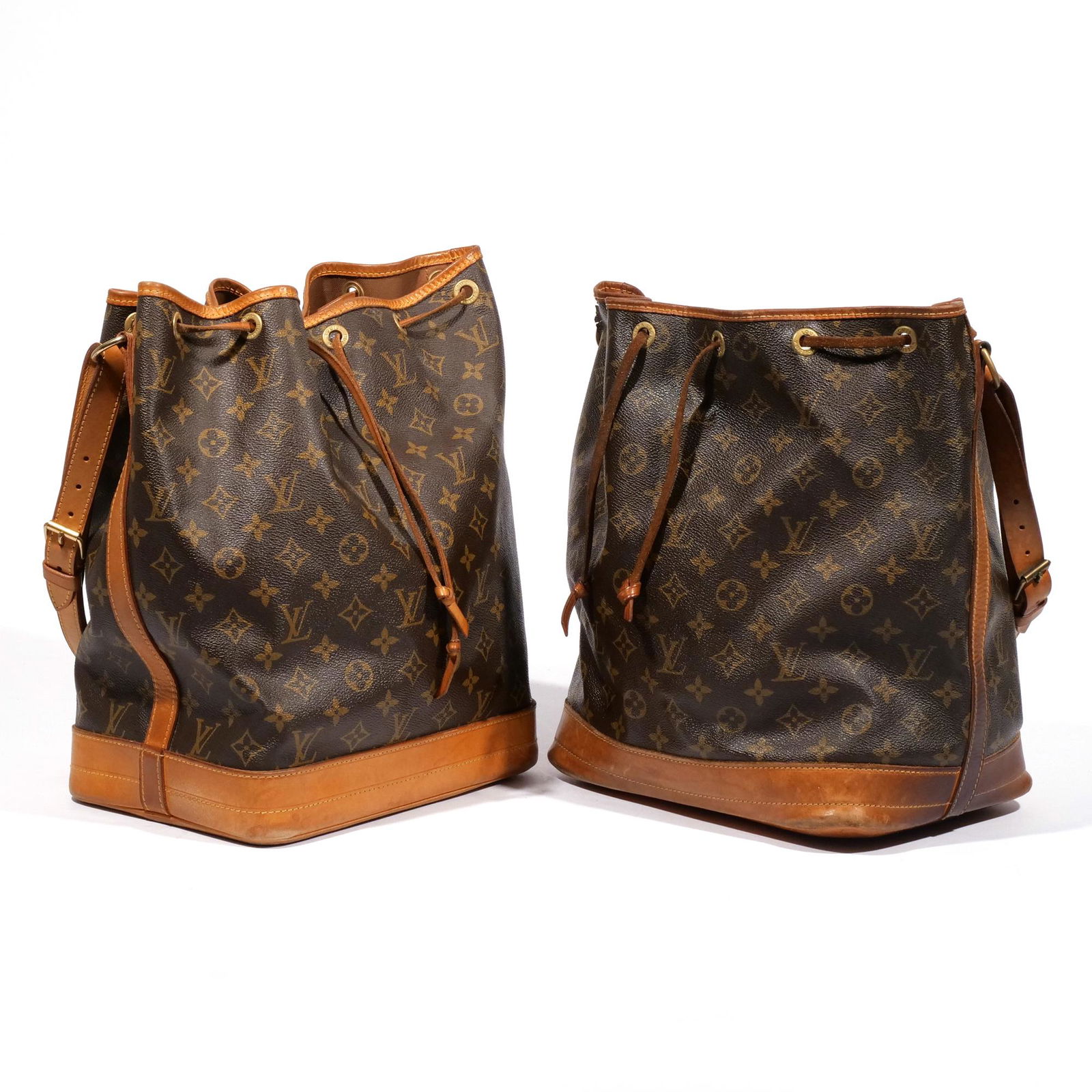 (2pc) LOUIS VUITTON NOE SHOULDER HANDBAGS (1 of 16)