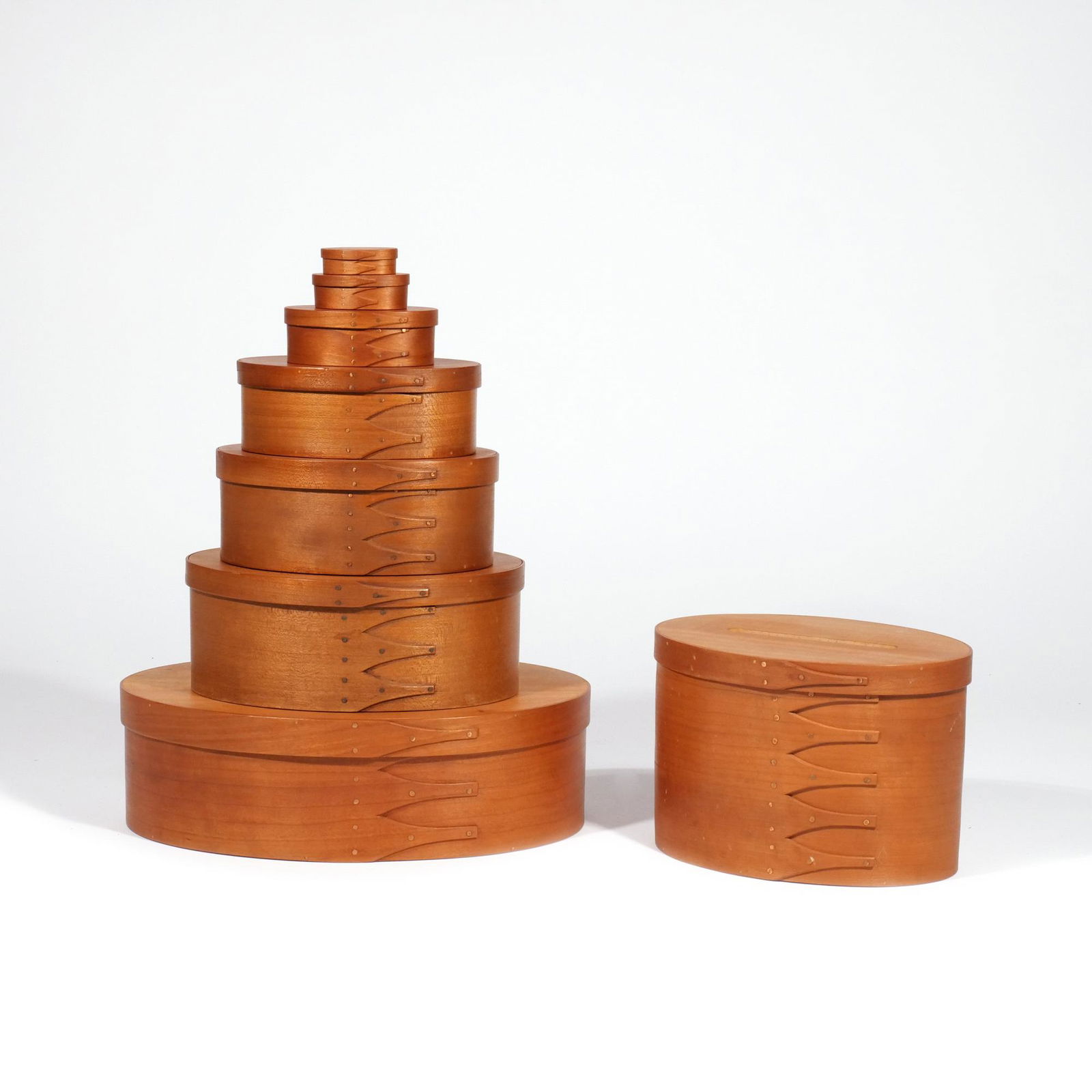 (8pc) CONTEMPORARY SHAKER BOXES (1 of 5)