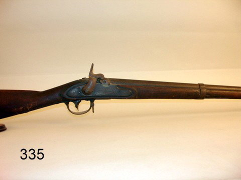 335) SPRINGFIELD MODEL 1816: MANUFACTURED BY M.T. WICKHAM, PHILAD., MKD. PHILAD 1826, CONVERTED TO PERCUSSION, BARREL L. 36 1/2"