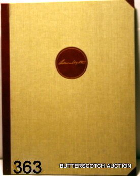 363) WYETH, ANDREW - TEN COLOR REPRODUCTIONS OF: PAINTINGS, N.Y. 1965-ONE OF 250, SGD. LOOSE AS ISSUED IN HALF LEA PORTFOLIO, EXCELLENT COND., ORIG/SHIPPING BOX