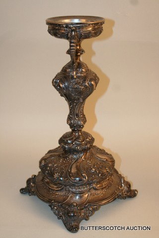507) '800' GERMAN SILVER EPERGNE, H. 16", WGT. 36 : GOOD CONDITION