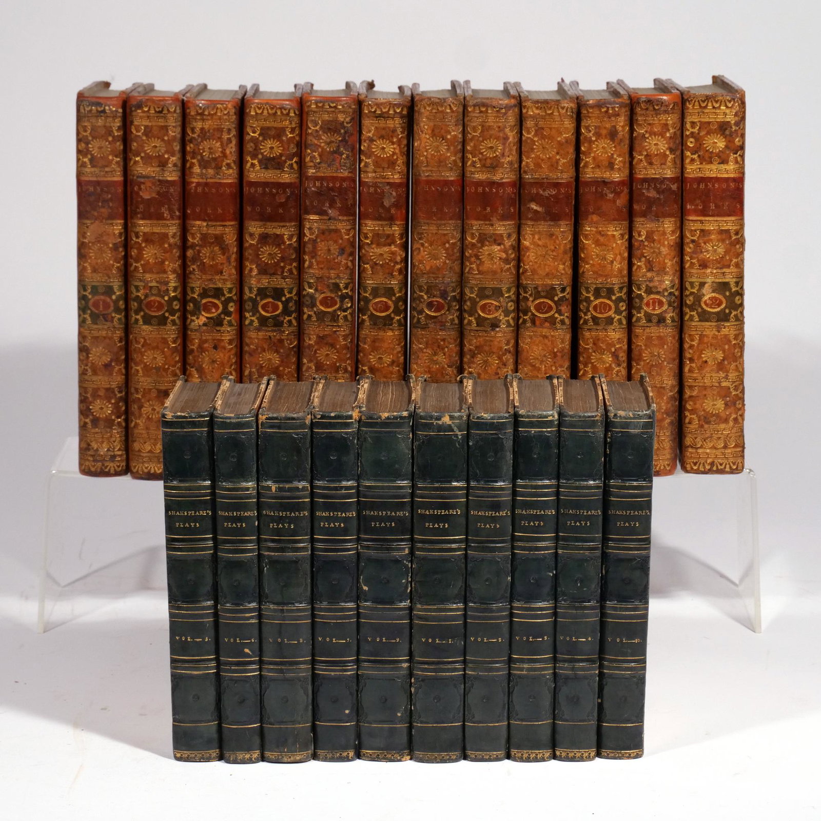 (22vol) [FINE BINDINGS] SHAKESPEARE & JOHNSON (1 of 9)