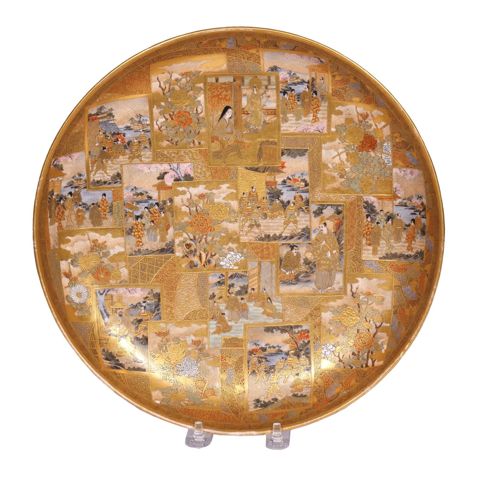 EXCEPTIONAL JAPANESE SATSUMA PORCELAIN DISH (1 of 10)