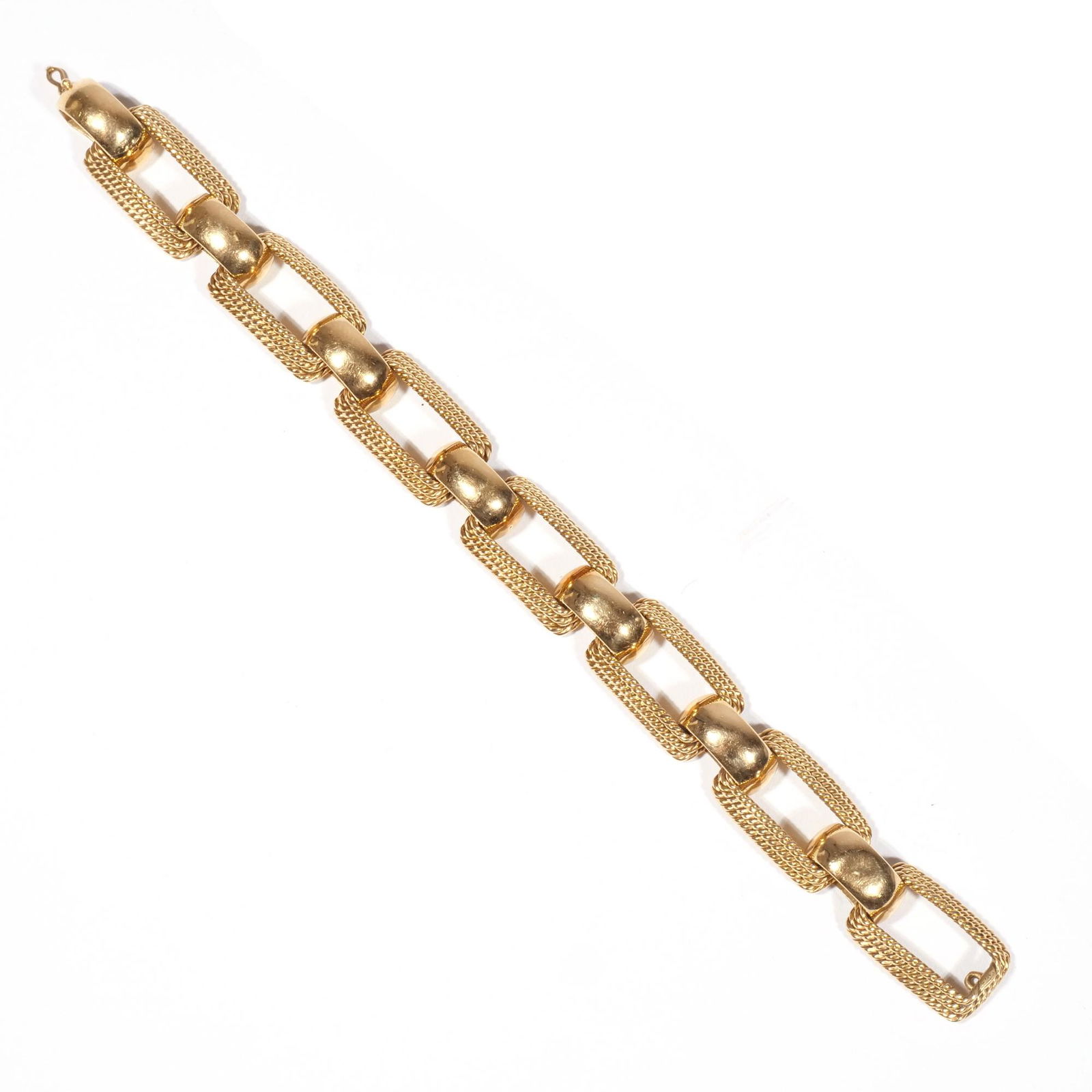 18k GOLD ITALIAN LINK BRACELET (1 of 9)