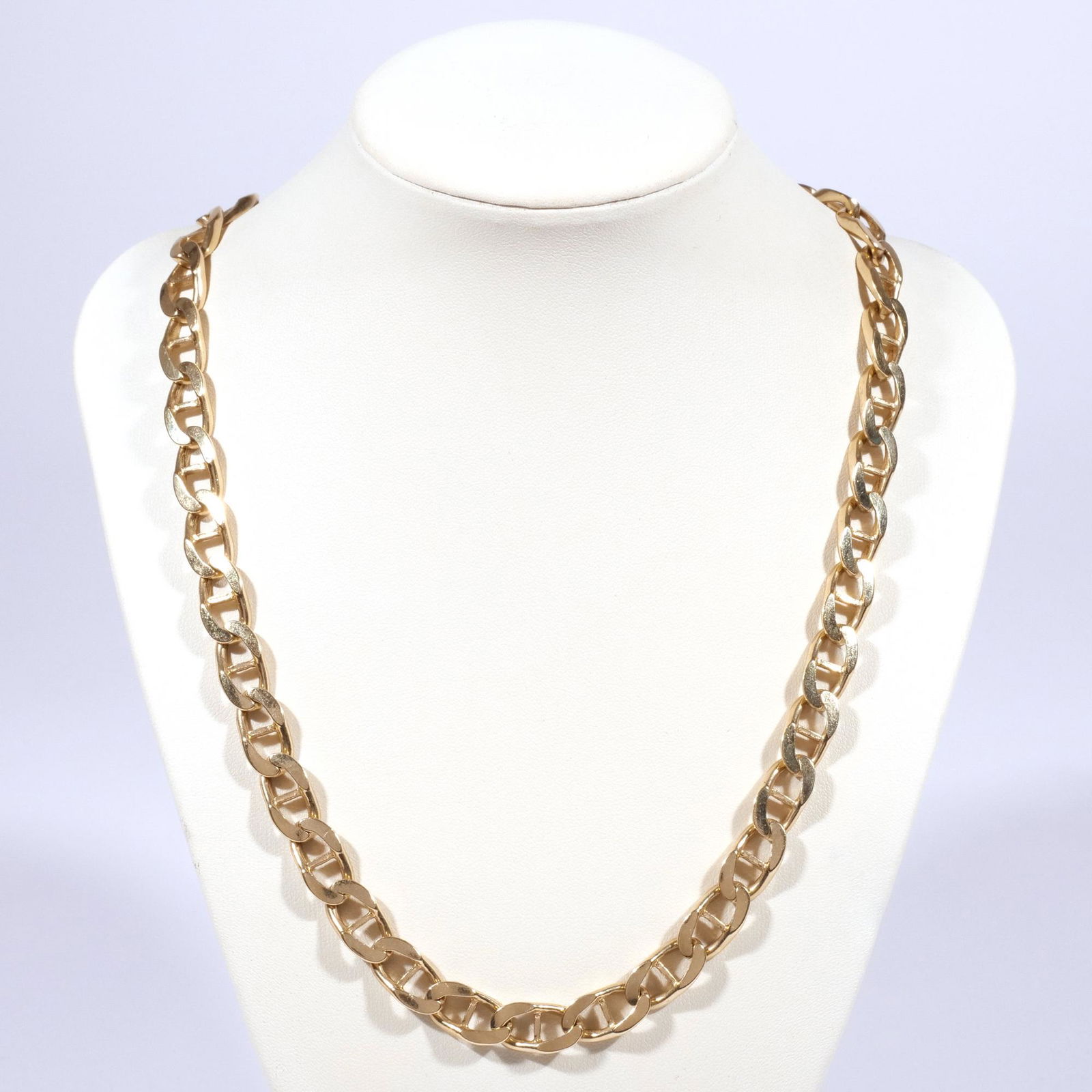 14k YELLOW GOLD LINK NECKLACE (1 of 8)