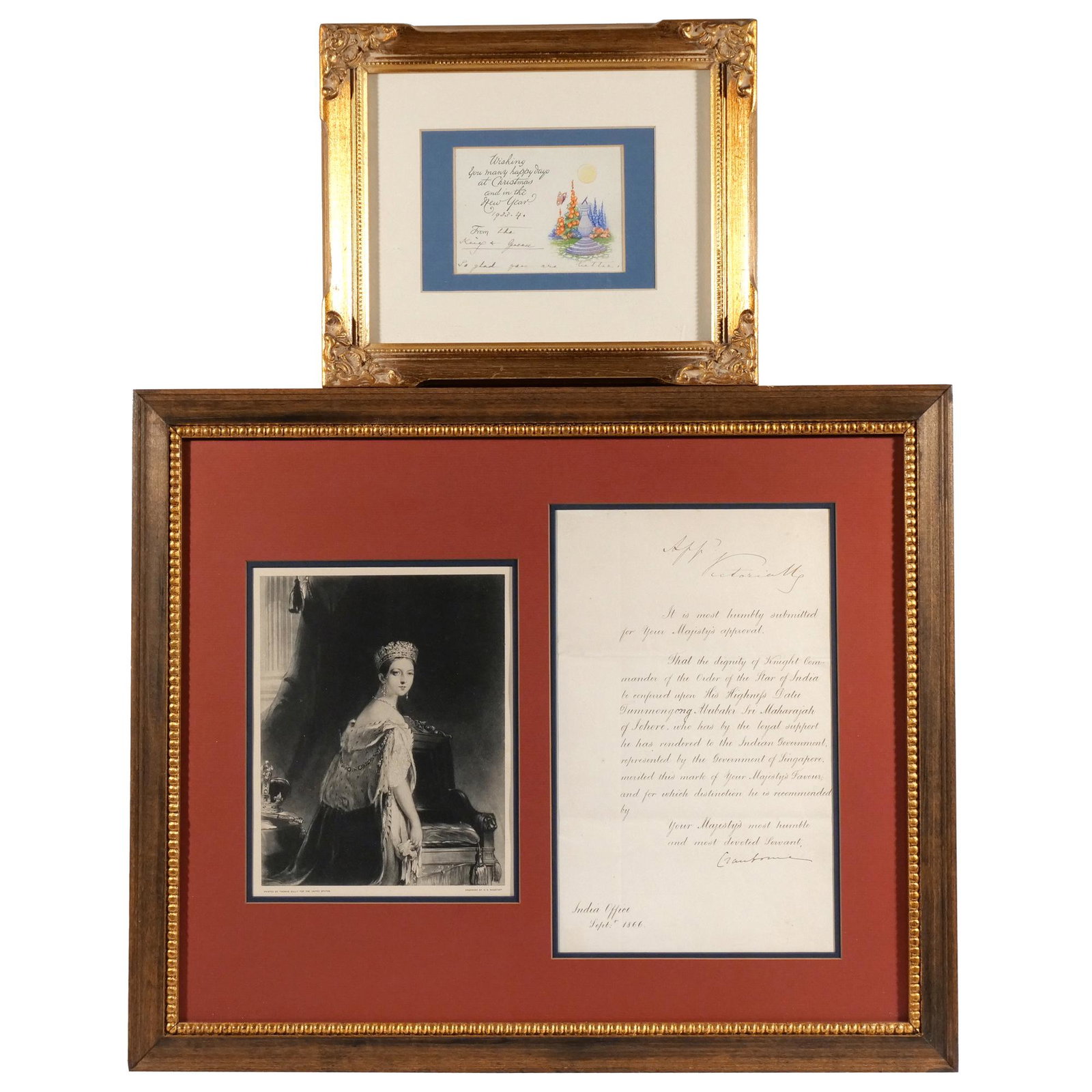 (2pc) ROYAL FAMILY AUTOGRAPHS (1 of 9)