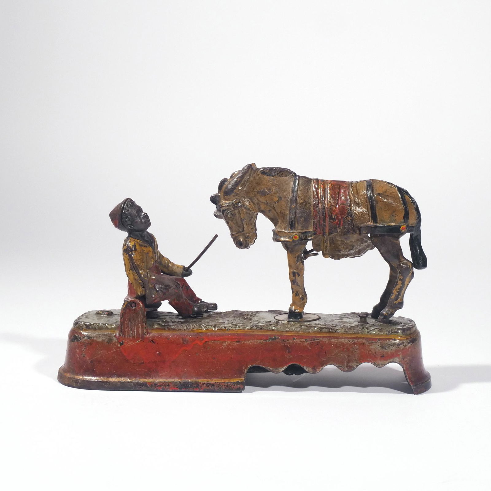 J. & E. STEVENS Co. 'SPISE A MULE MECHANICAL BANK (1 of 11)