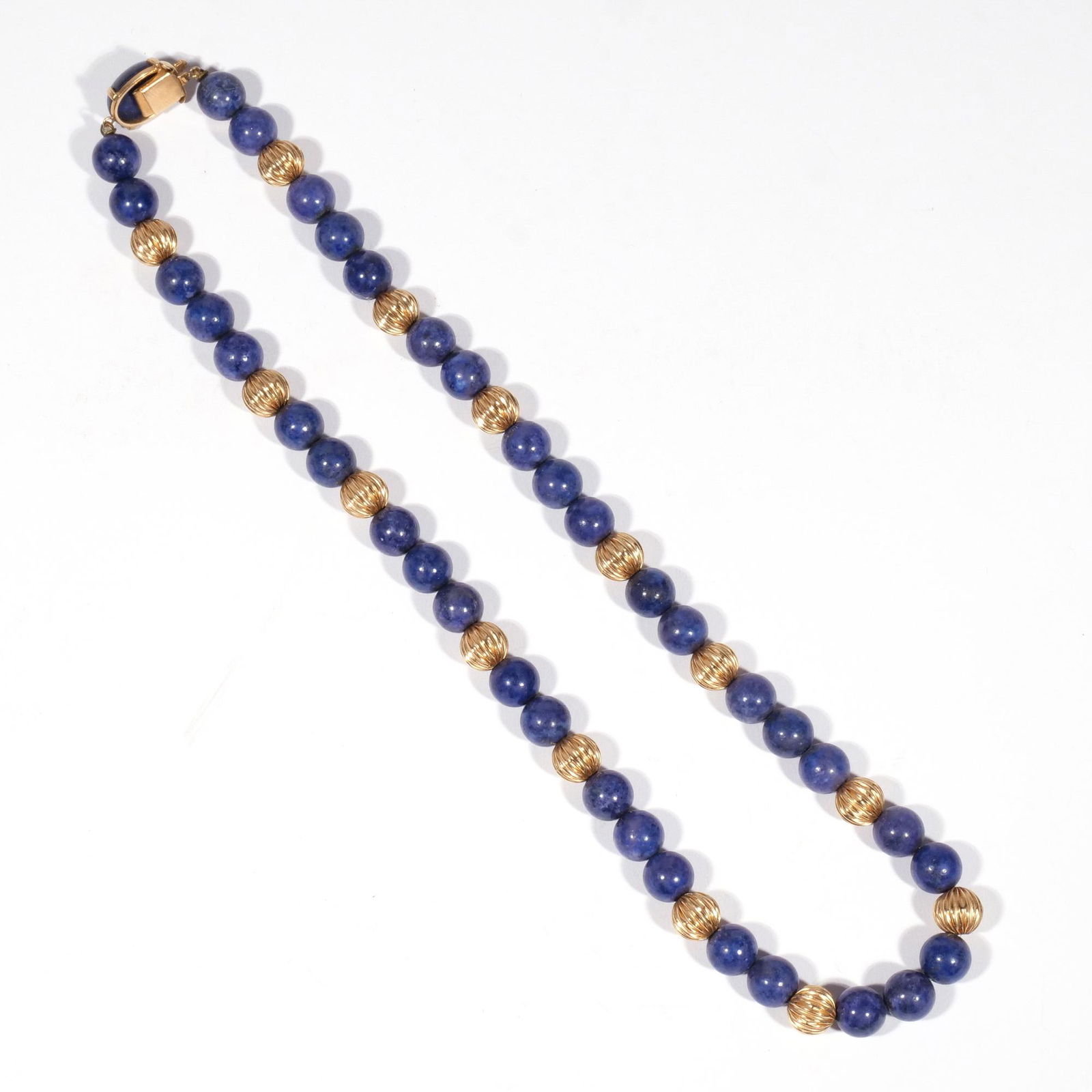 LAPIS & 14k GOLD NECKLACE (1 of 8)
