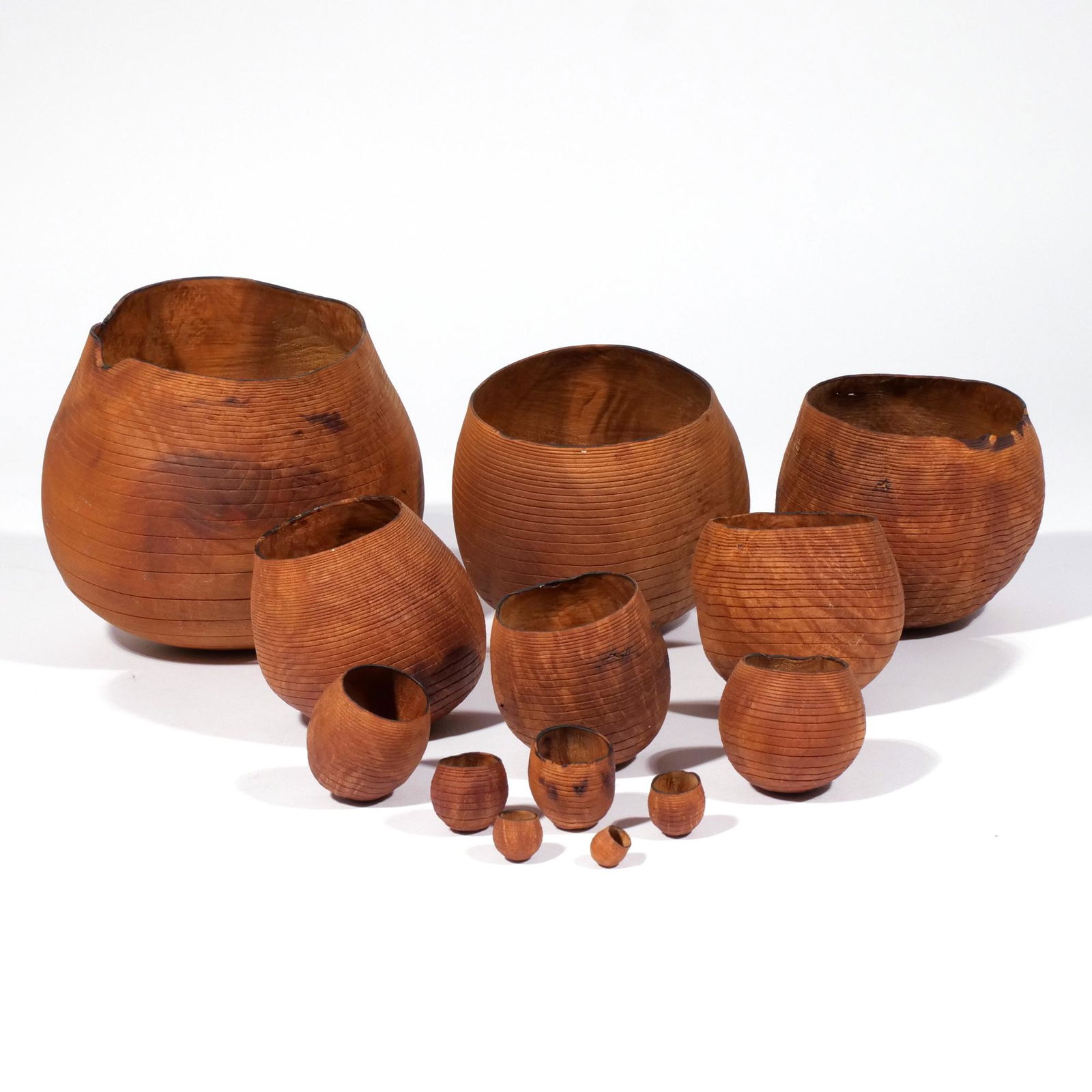 (13pc) CHRISTIAN BURCHARD "BASKET SERIES" (1 of 11)