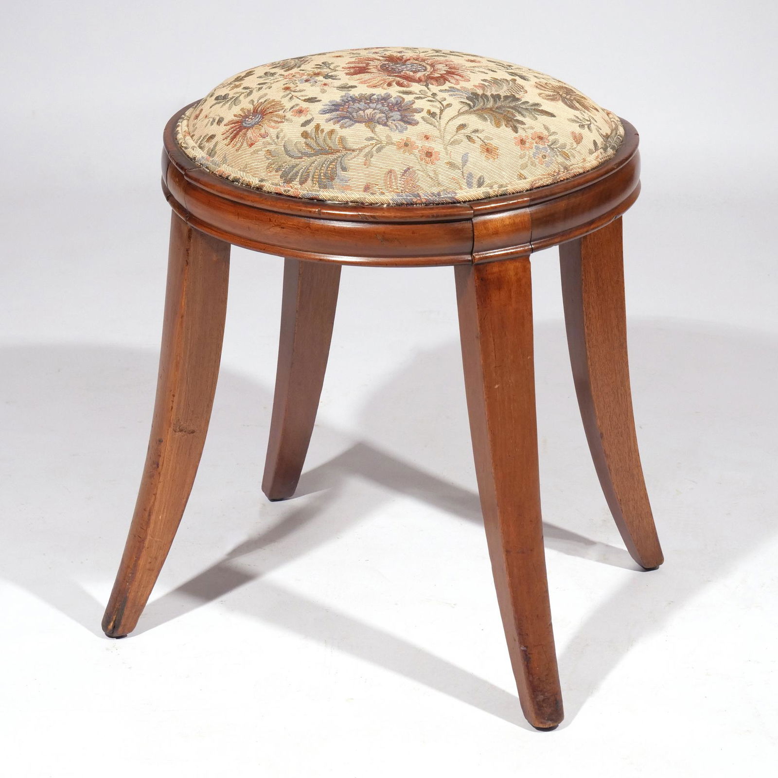 LATE 19th CENTURY ENGLISH STOOL (1 of 6)