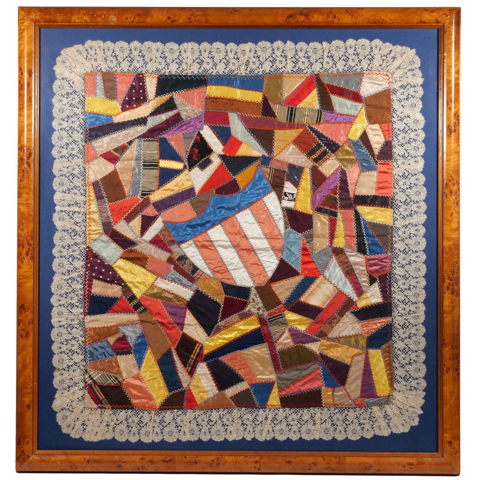 ABSTRACT AMERICAN FLAG SHIELD QUILT (1 of 8)