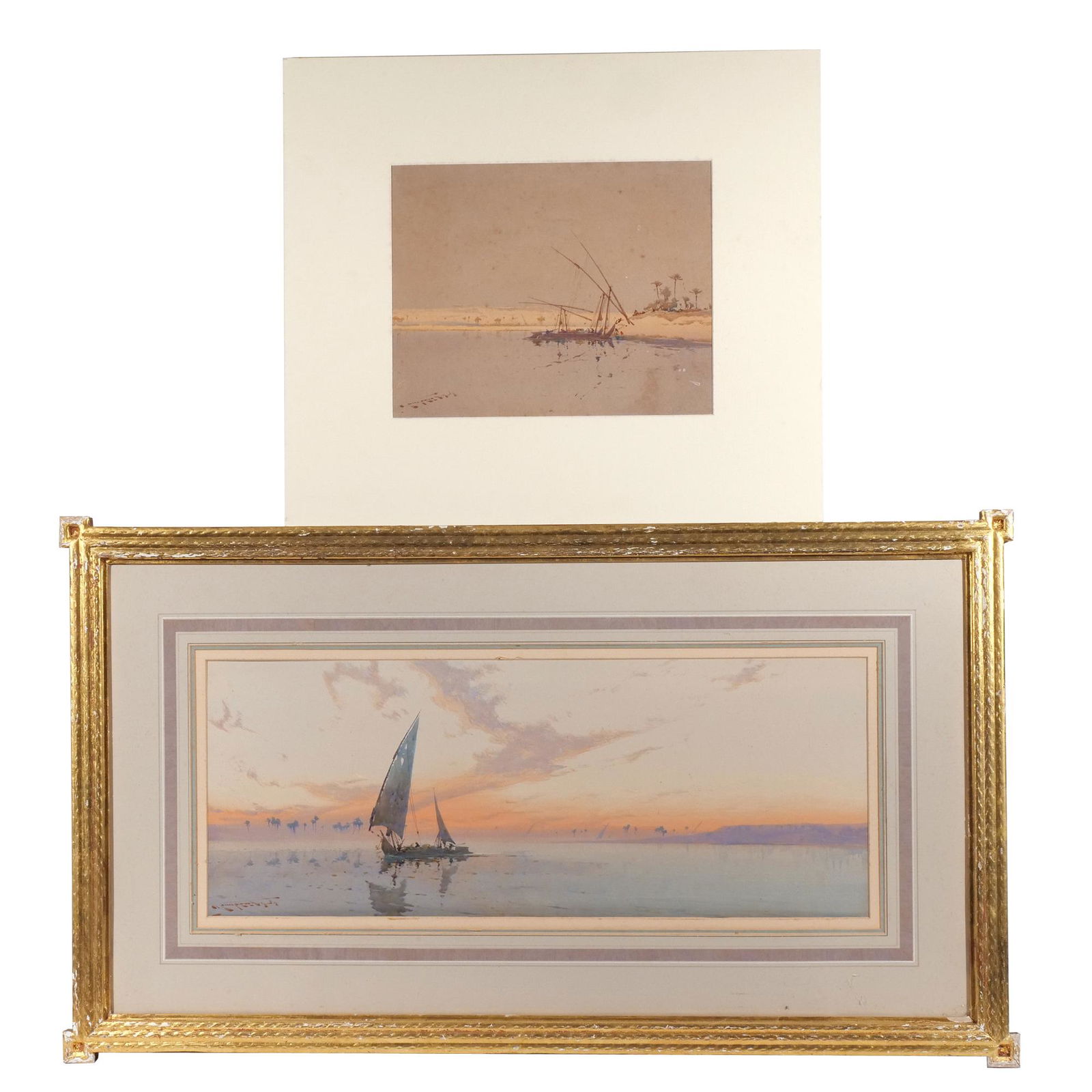 (2pc) AGUSTUS OSBORNE LAMPLOUGH (1877-1935) (1 of 14)