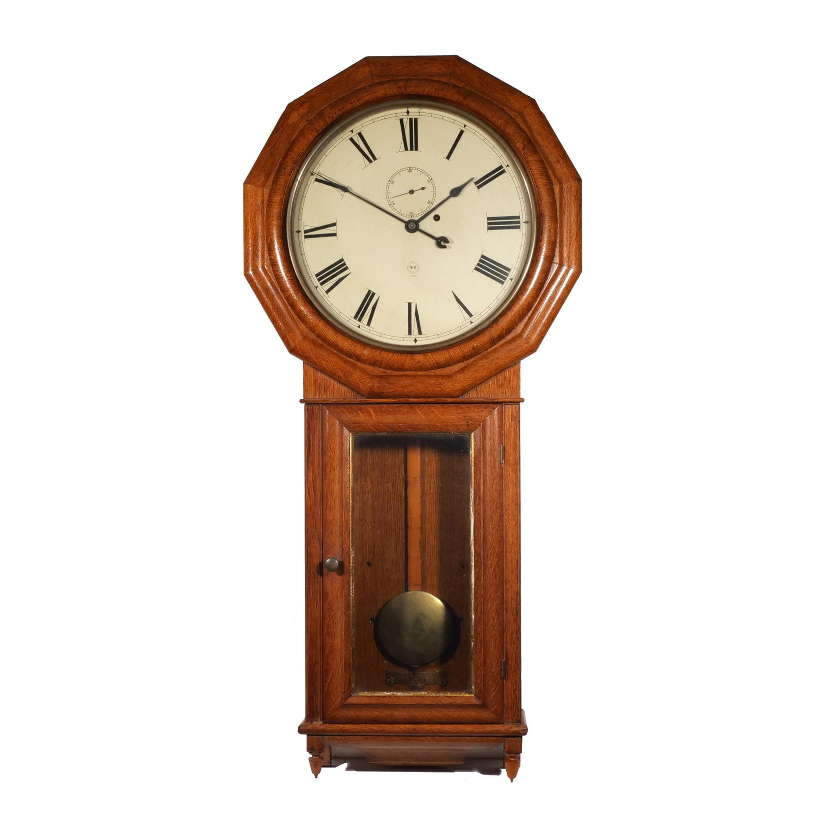 SETH THOMAS OAK REGULATOR CLOCK (1 of 12)