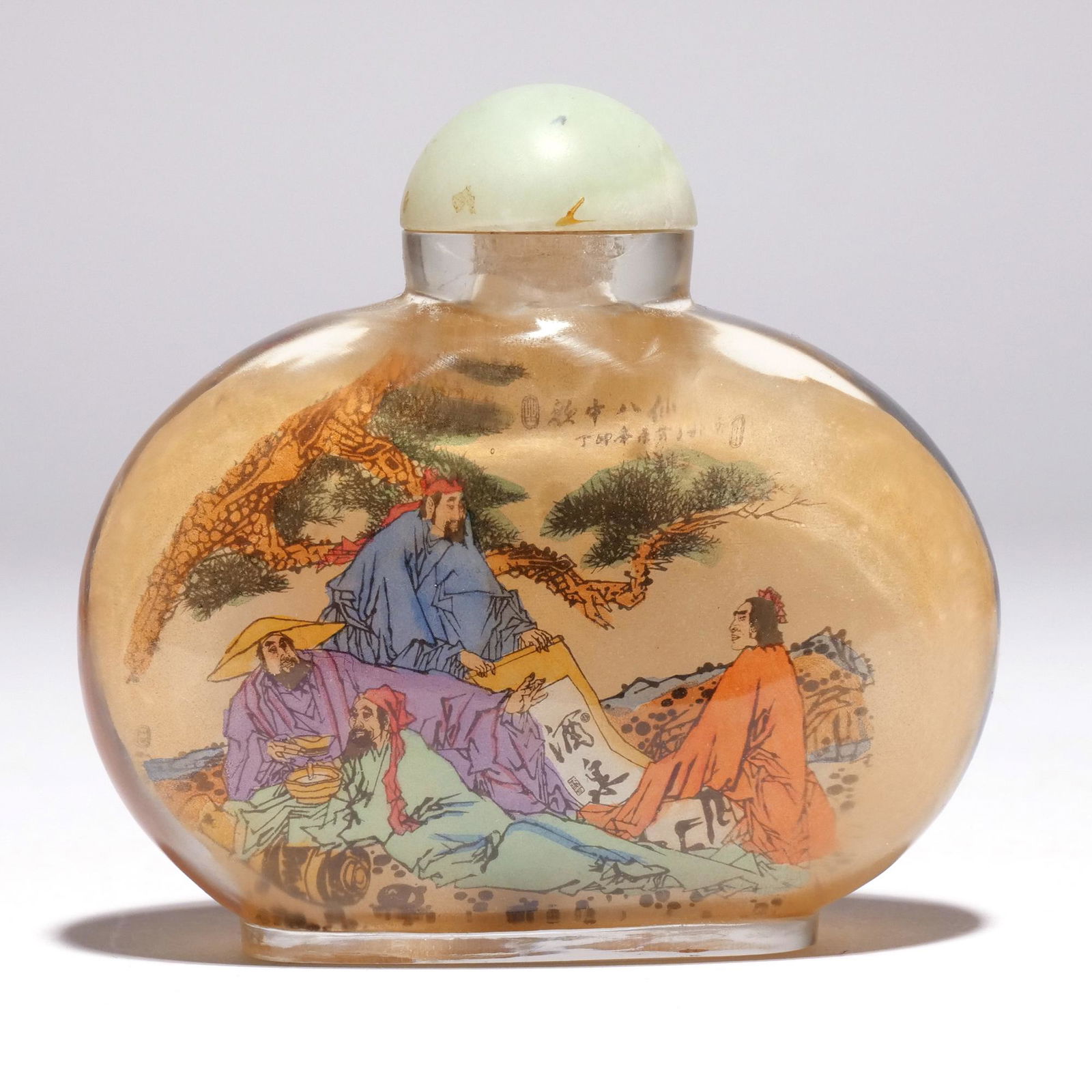 LARGE CHINESE INTERIOR-PAINTED SNUFF BOTTLE (1 of 12)
