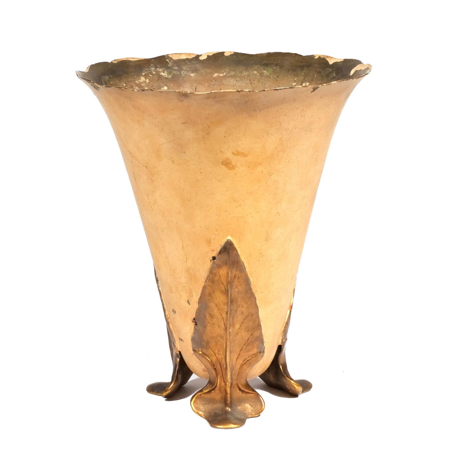 FOOTED TOLE VASE (1 of 8)