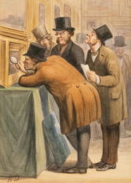 (Attrib) HONORE DAUMIER (French, 1808-1879)
