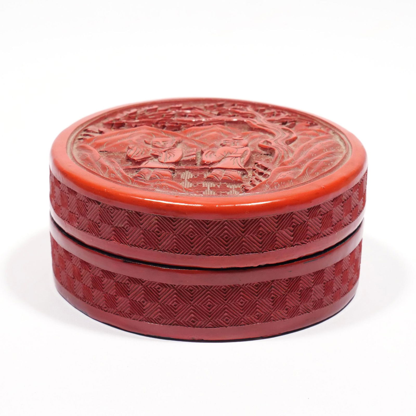 19th CENTURY CHINESE RED LACQUERED BOX (1 of 10)