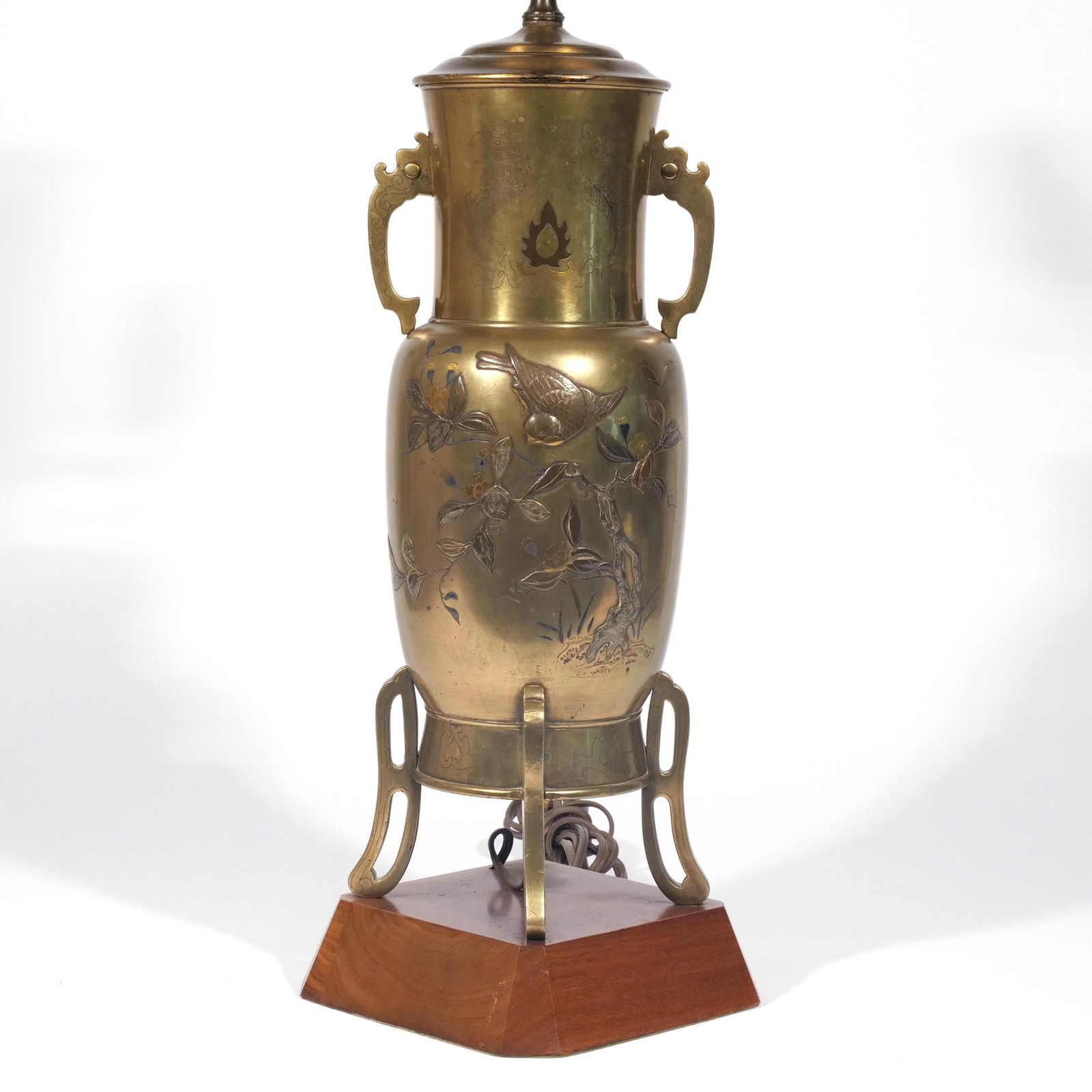 MEIJI JAPANESE MIXED METAL VASE Mar 26, 2023 Butterscotch Auction in NY