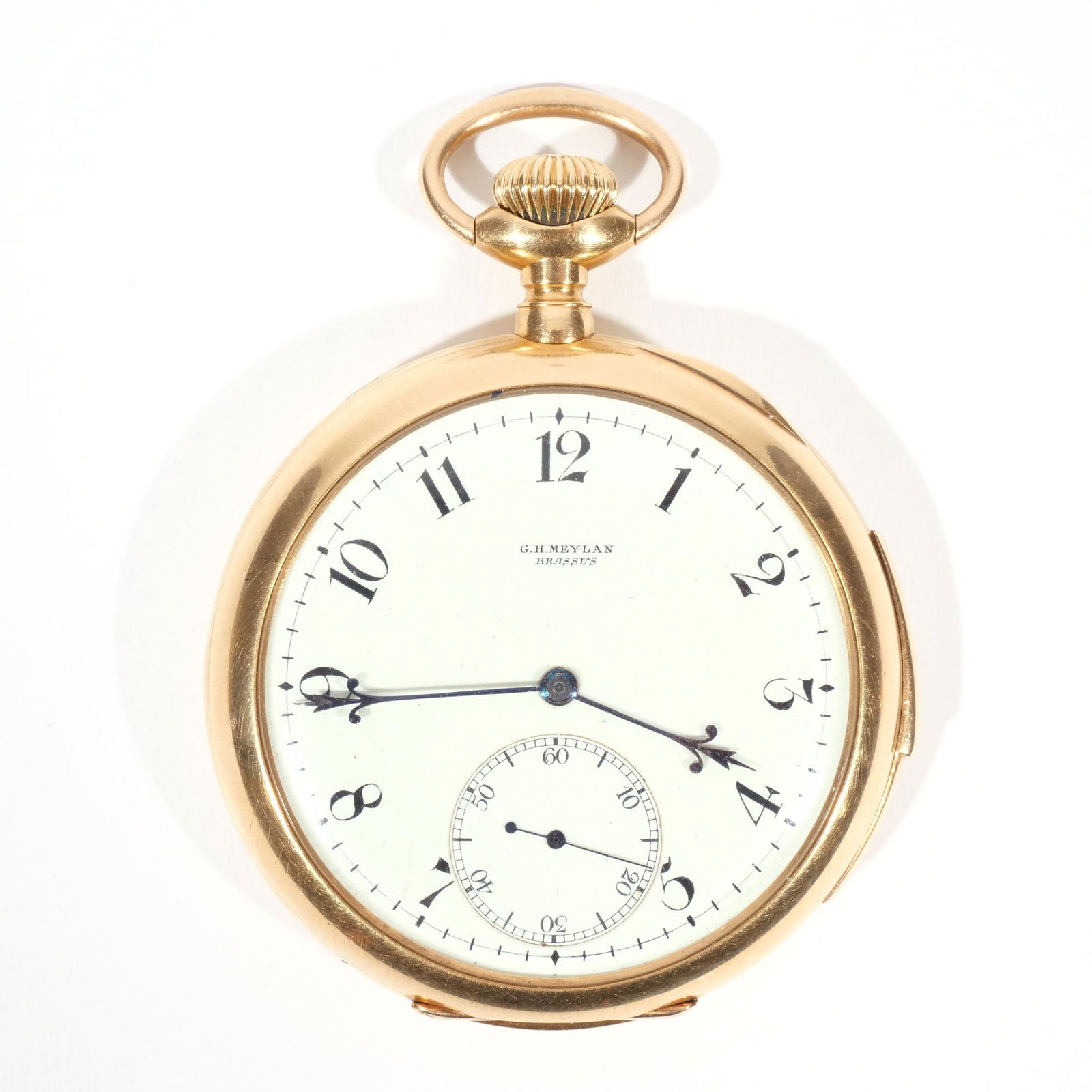 18K OPEN FACE QUARTER REPEATING POCKET WATCH (1 of 12)