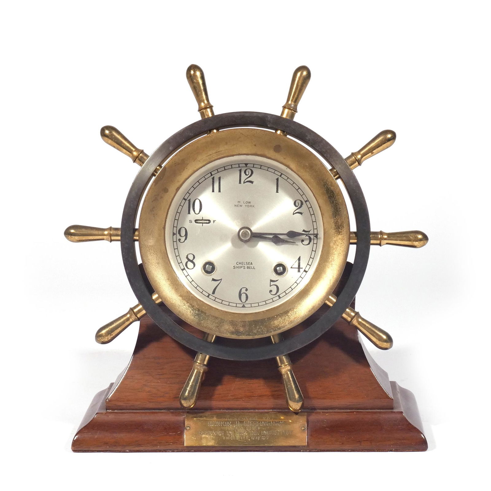CHELSEA  MARINER SHIP BELL CLOCK (1 of 9)