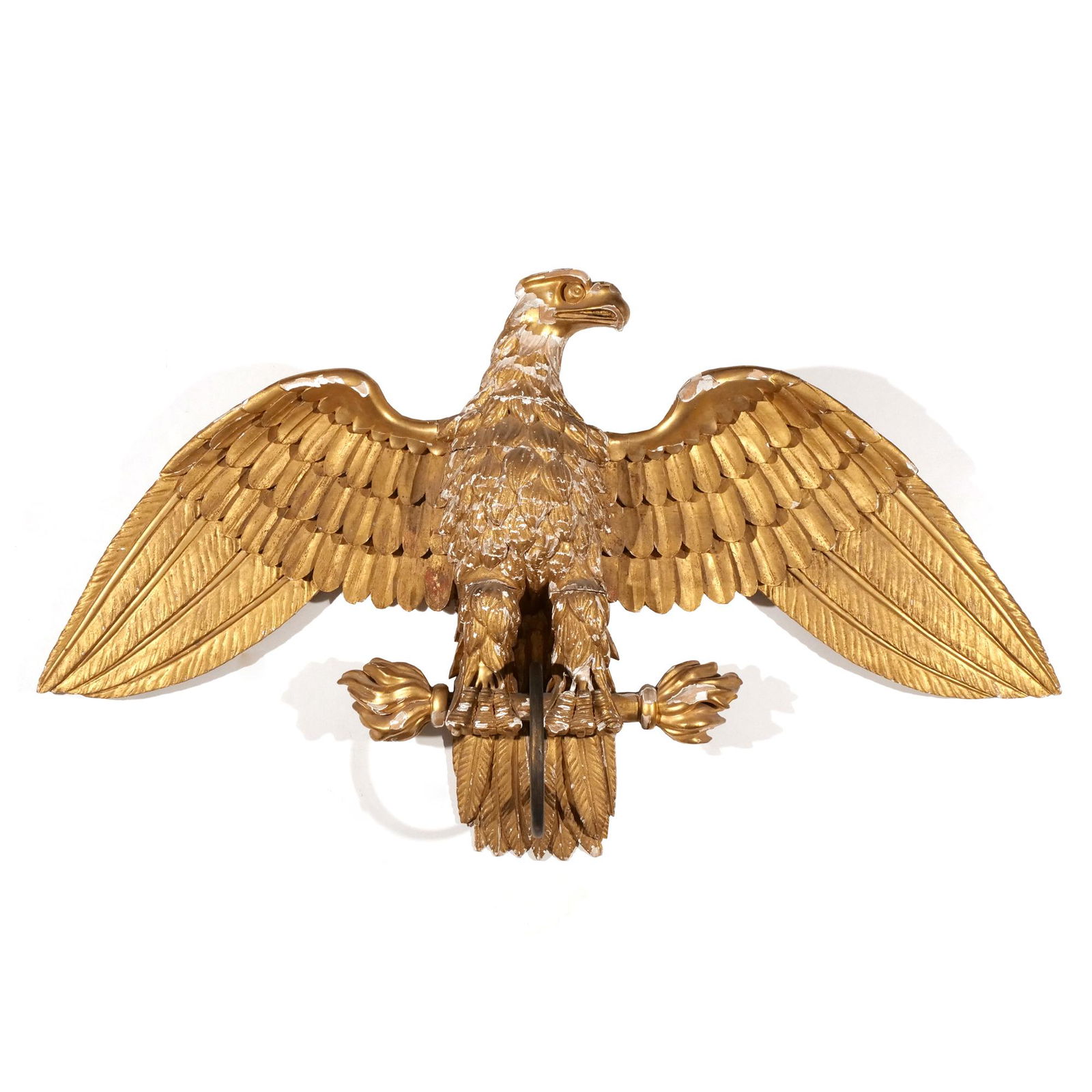 GILT CARVED EAGLE WALL PLAQUE (1 of 11)