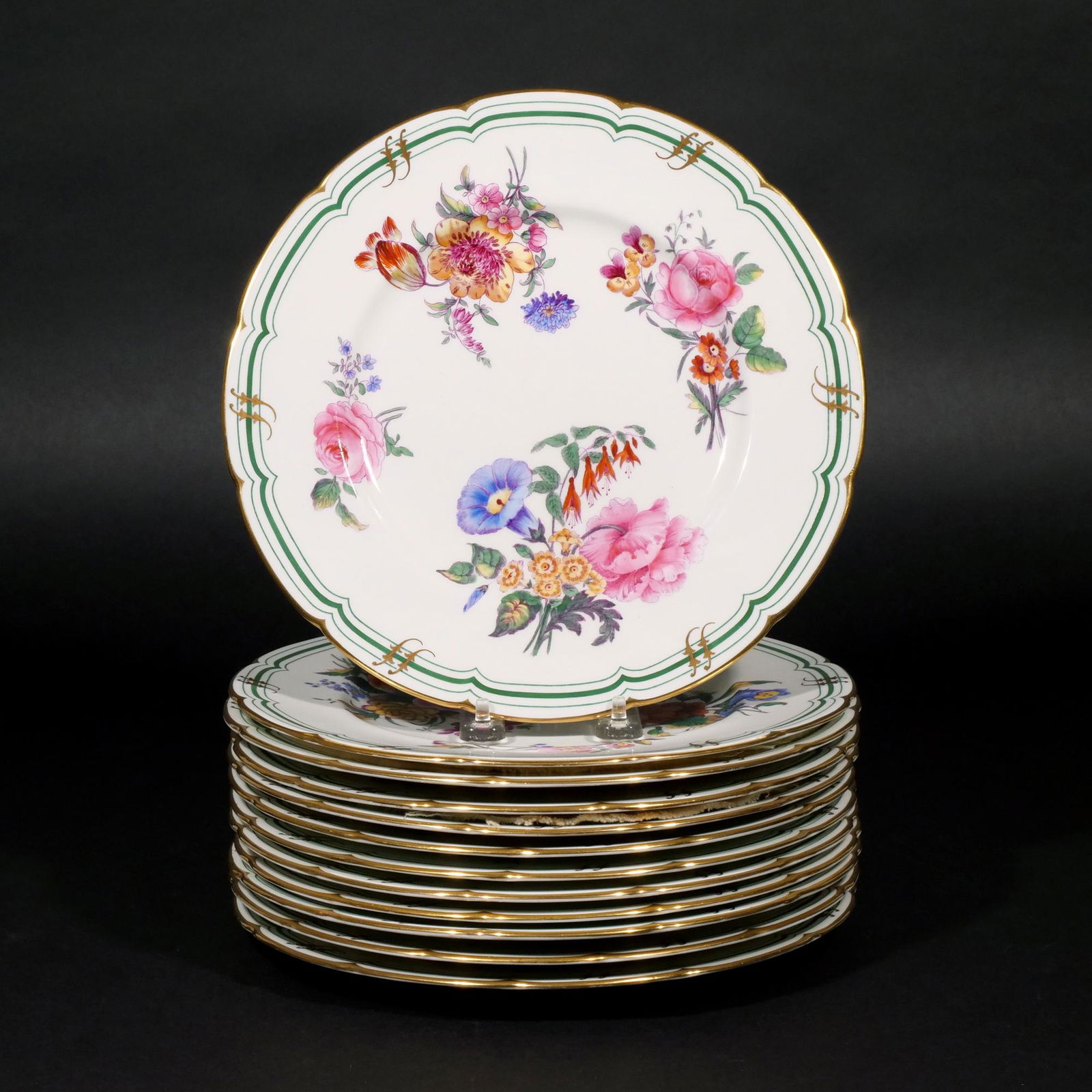 (12pc) COALPORT PLATES FOR TIFFANY & CO. (1 of 8)