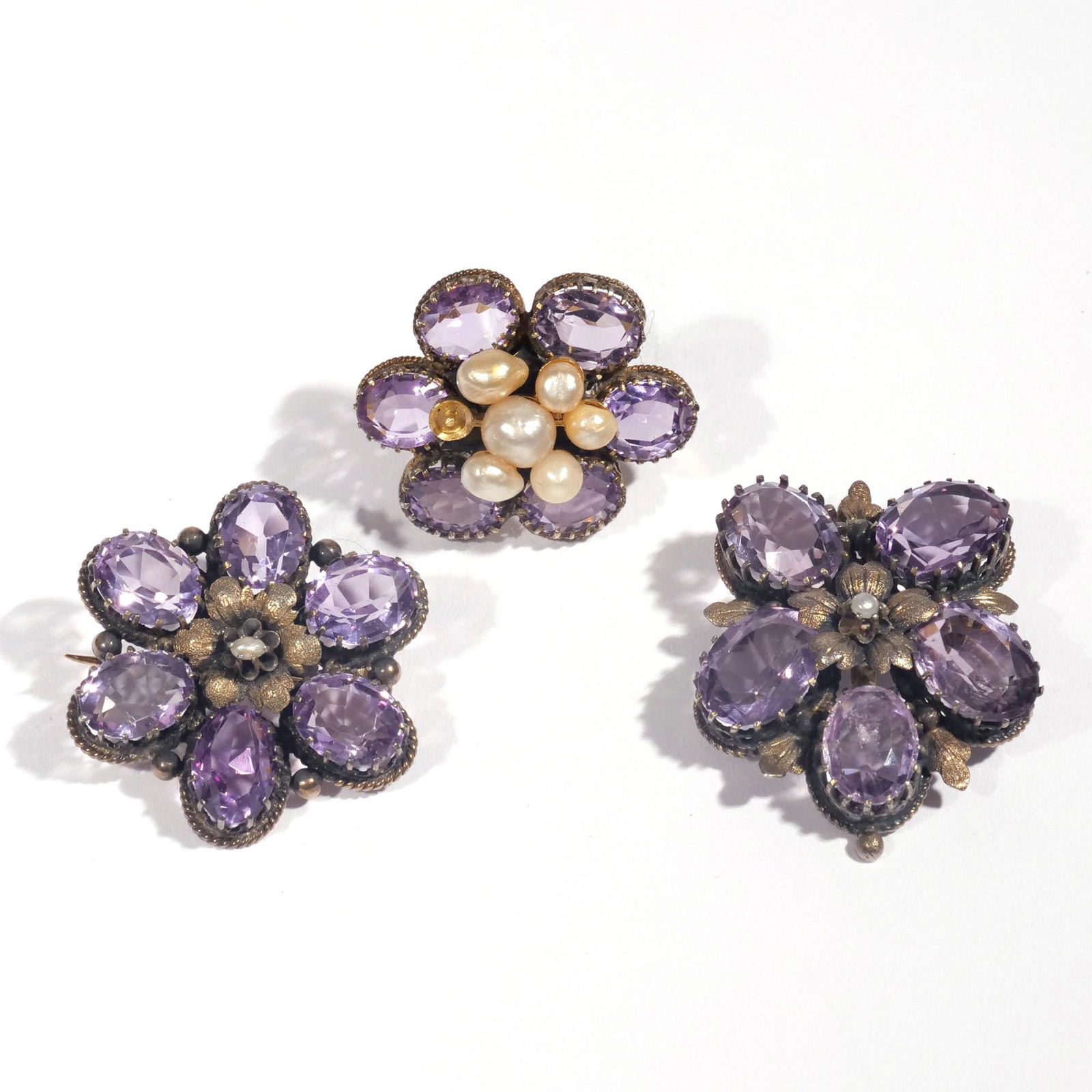 ANTIQUE AMETHYST DEMI PARURE (1 of 7)