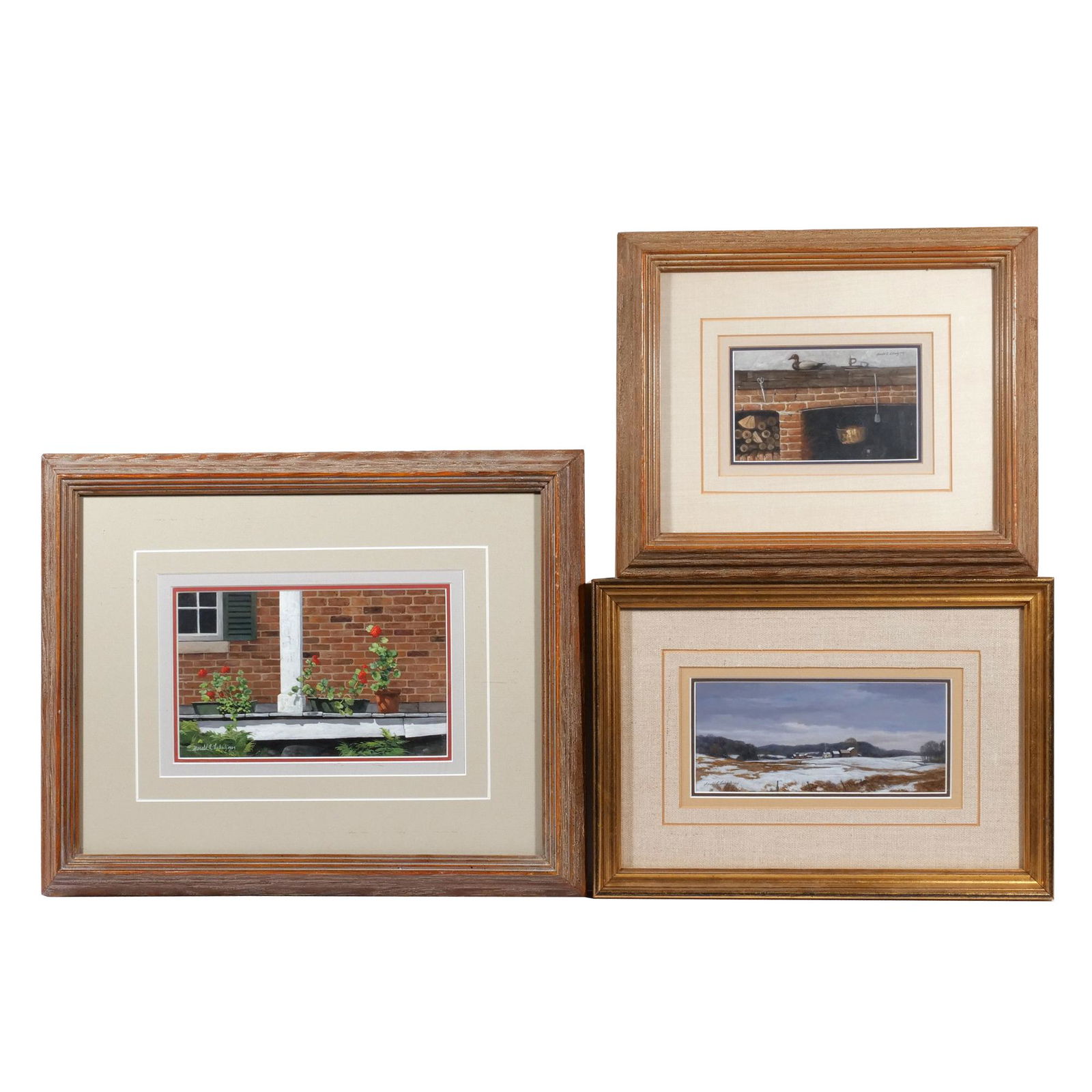 (3pc) GERALD L. LUBECK (American, 1942-) (1 of 20)