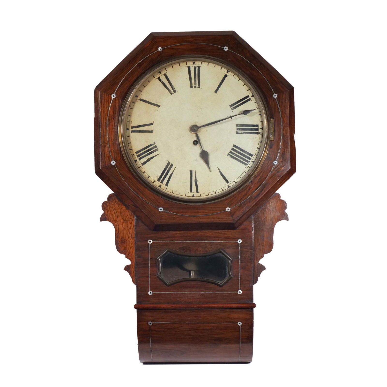 19th CENTURY WALL CLOCK (1 of 7)