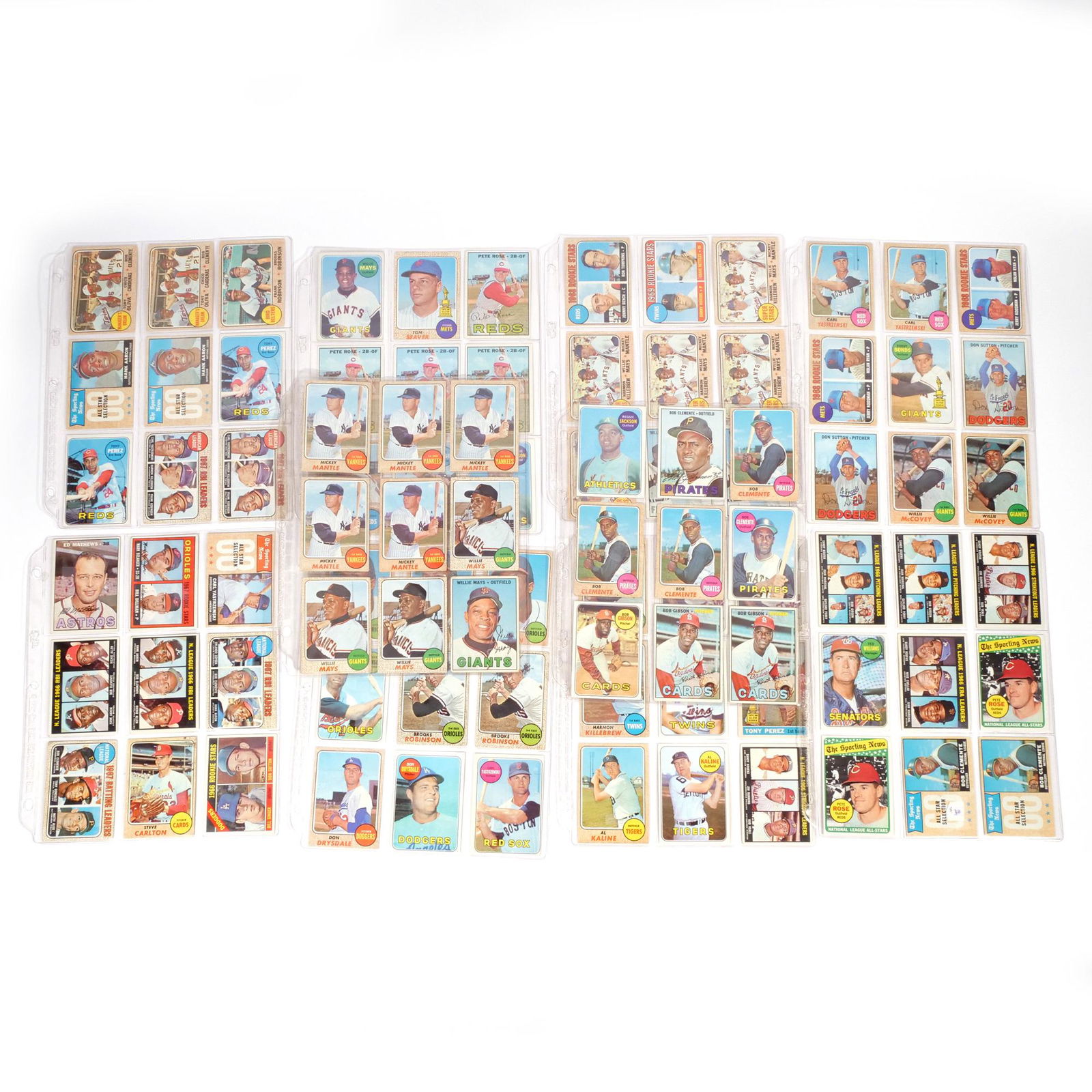 COLLECTION OF TOPPS 1968 & 1969 BASEBALL CARDS (1 of 20)